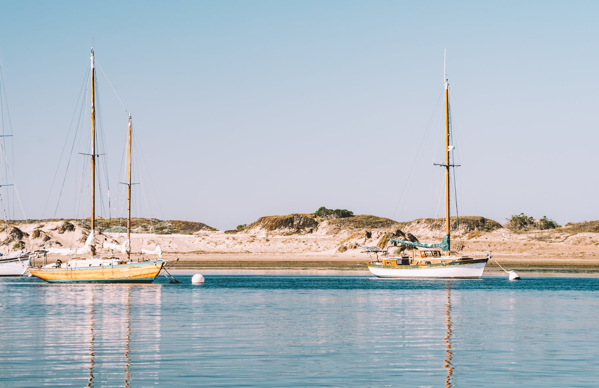 BOATS IN THE BAY PRINT
