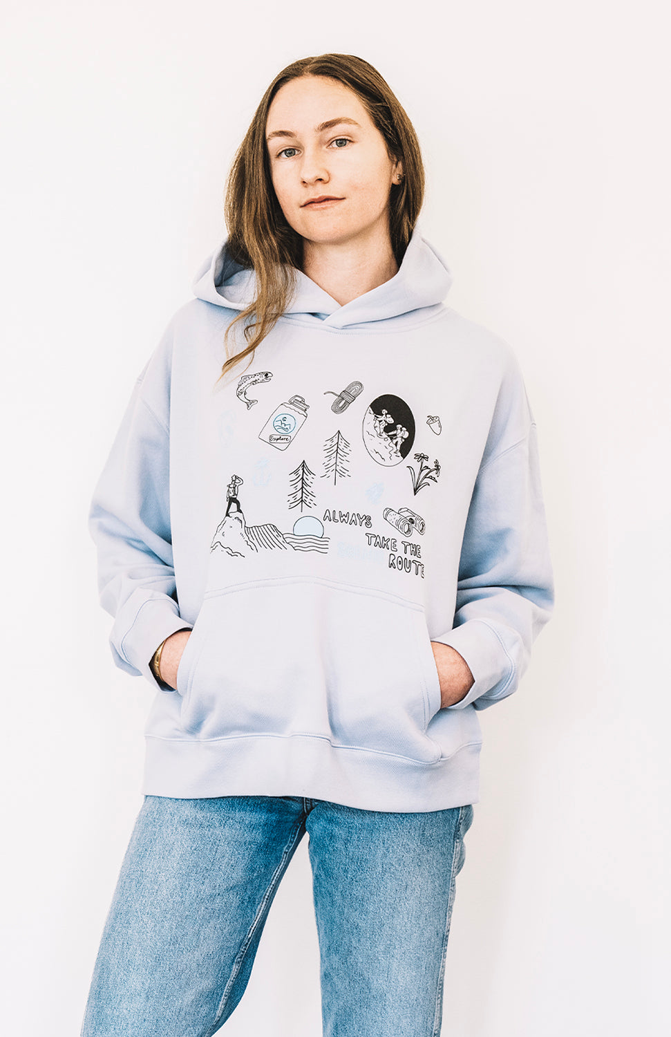 ALWAYS TAKE THE SCENIC ROUTE HOODIE