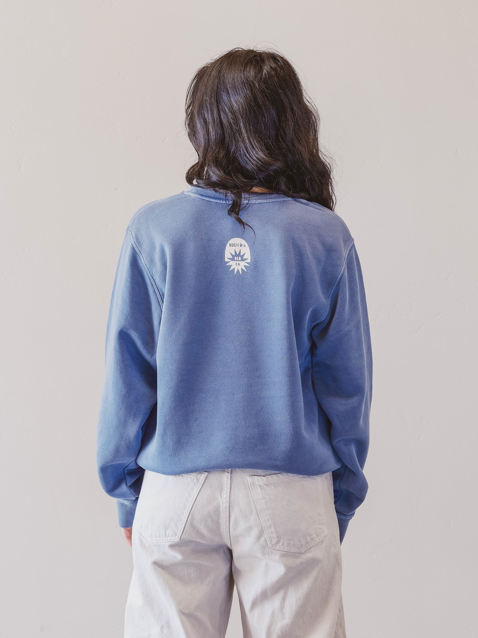 SLO SWEATSHIRT STONE BLUE