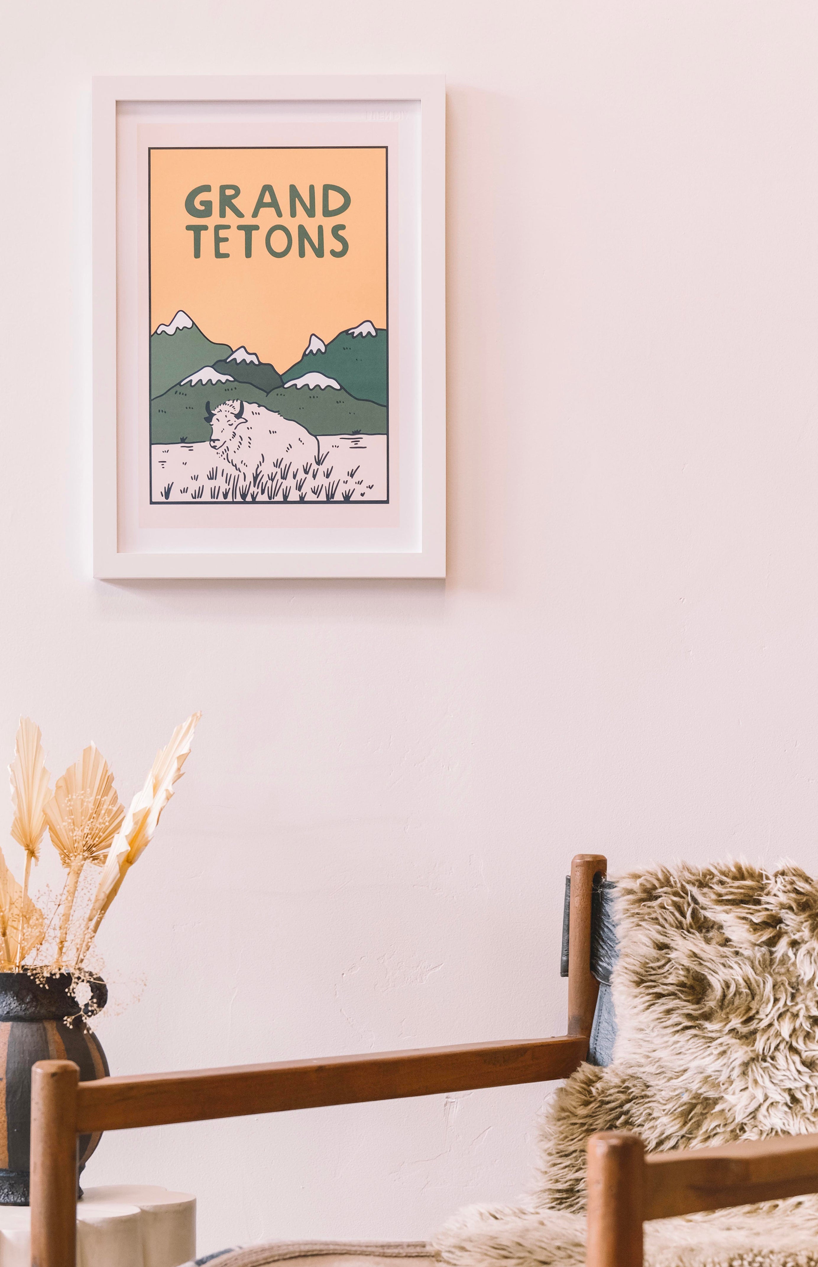 GRAND TETONS SHEEP NATIONAL PARK PRINT