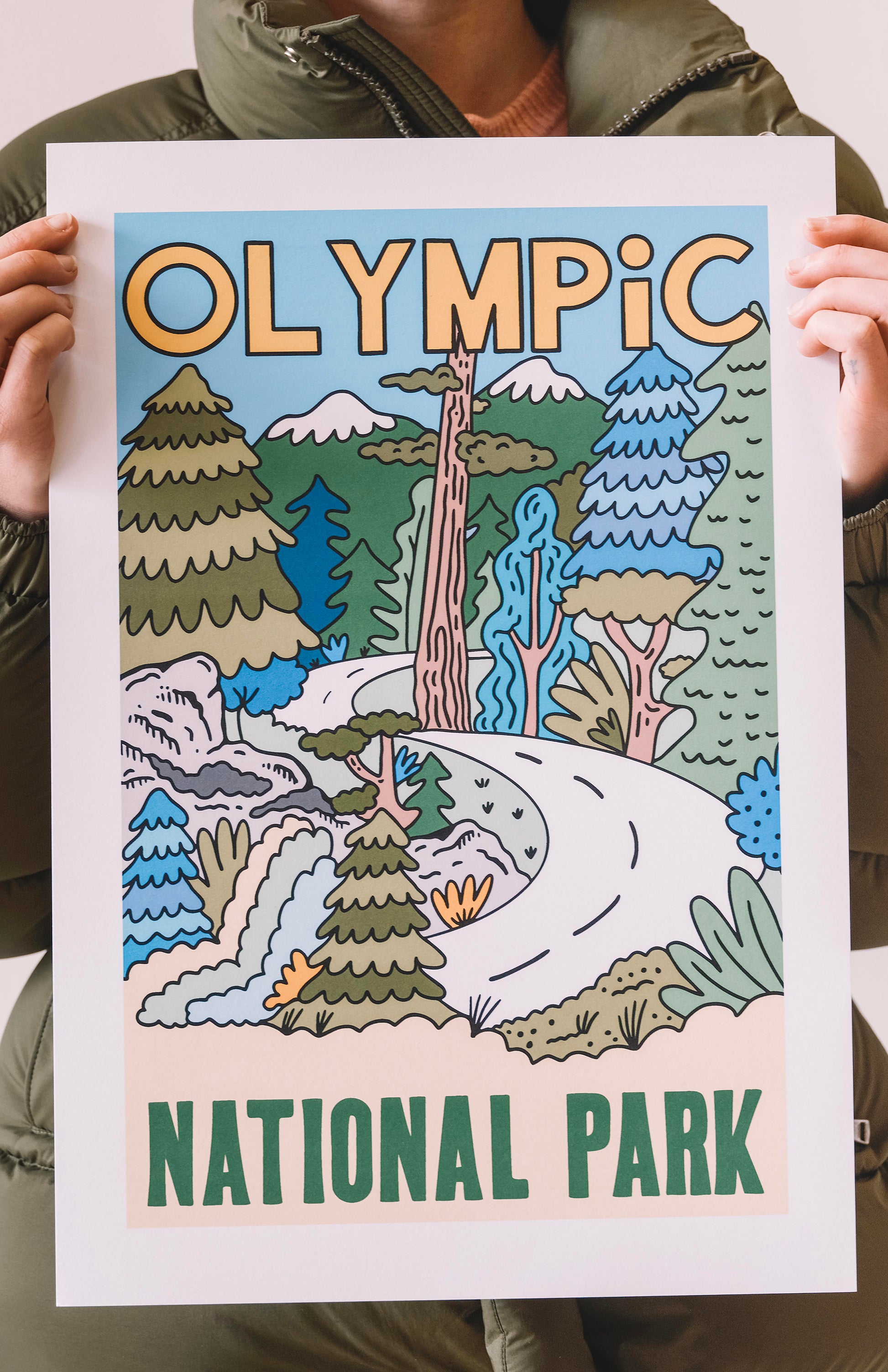 OLYMPIC NATIONAL PARK PRINT