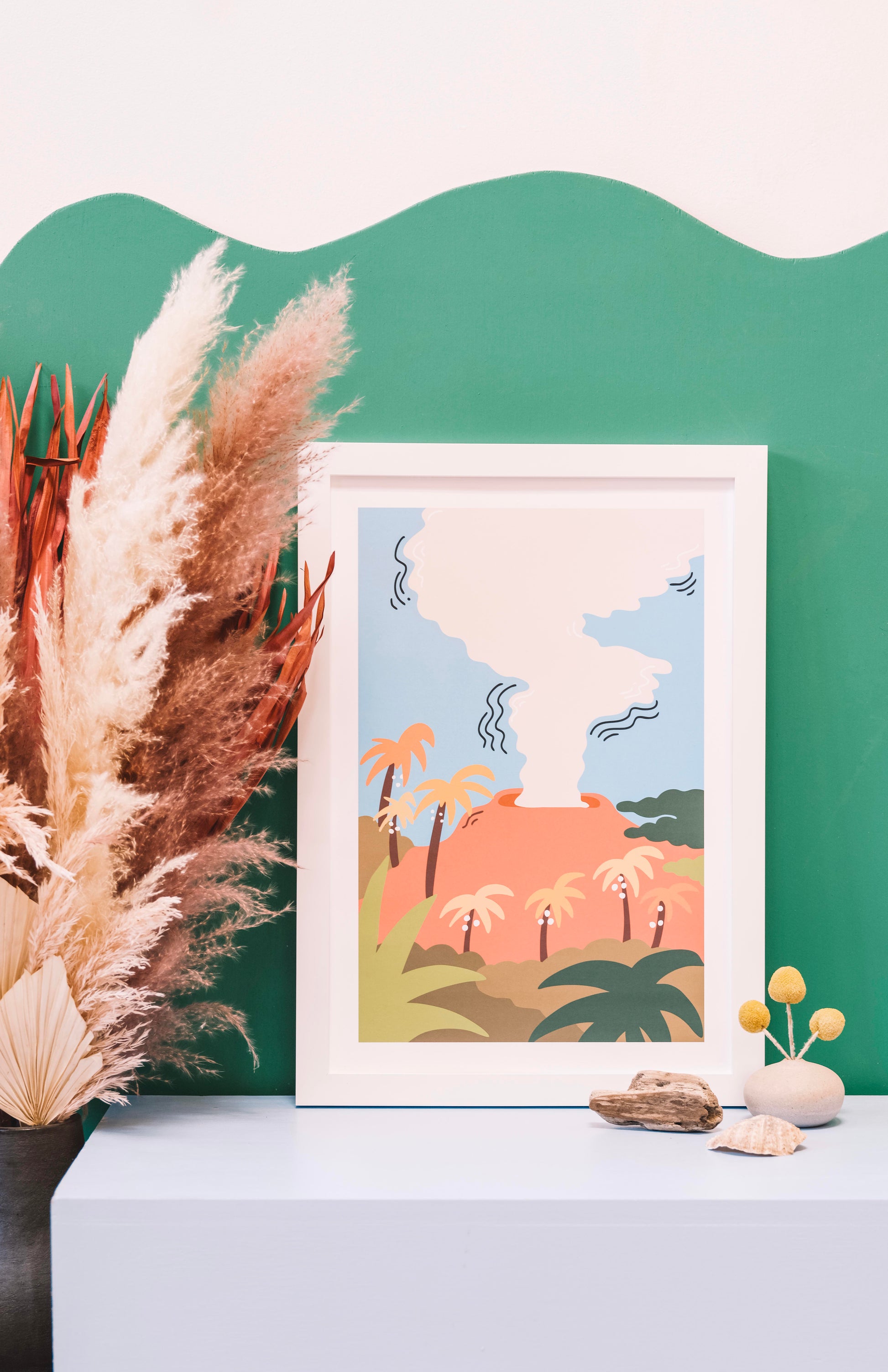 HAWAII VOLCANOES PRINT