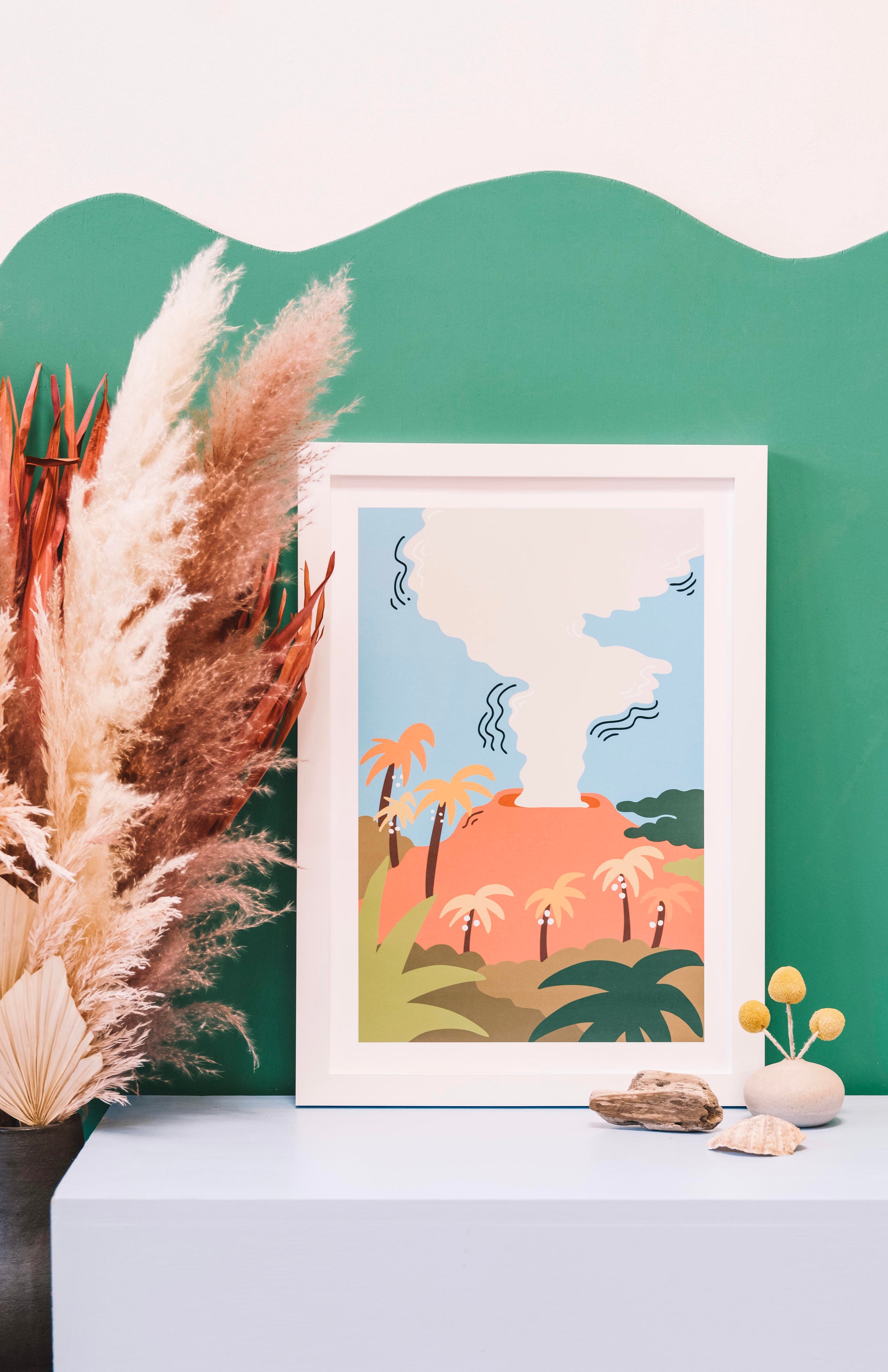 HAWAII VOLCANOES PRINT