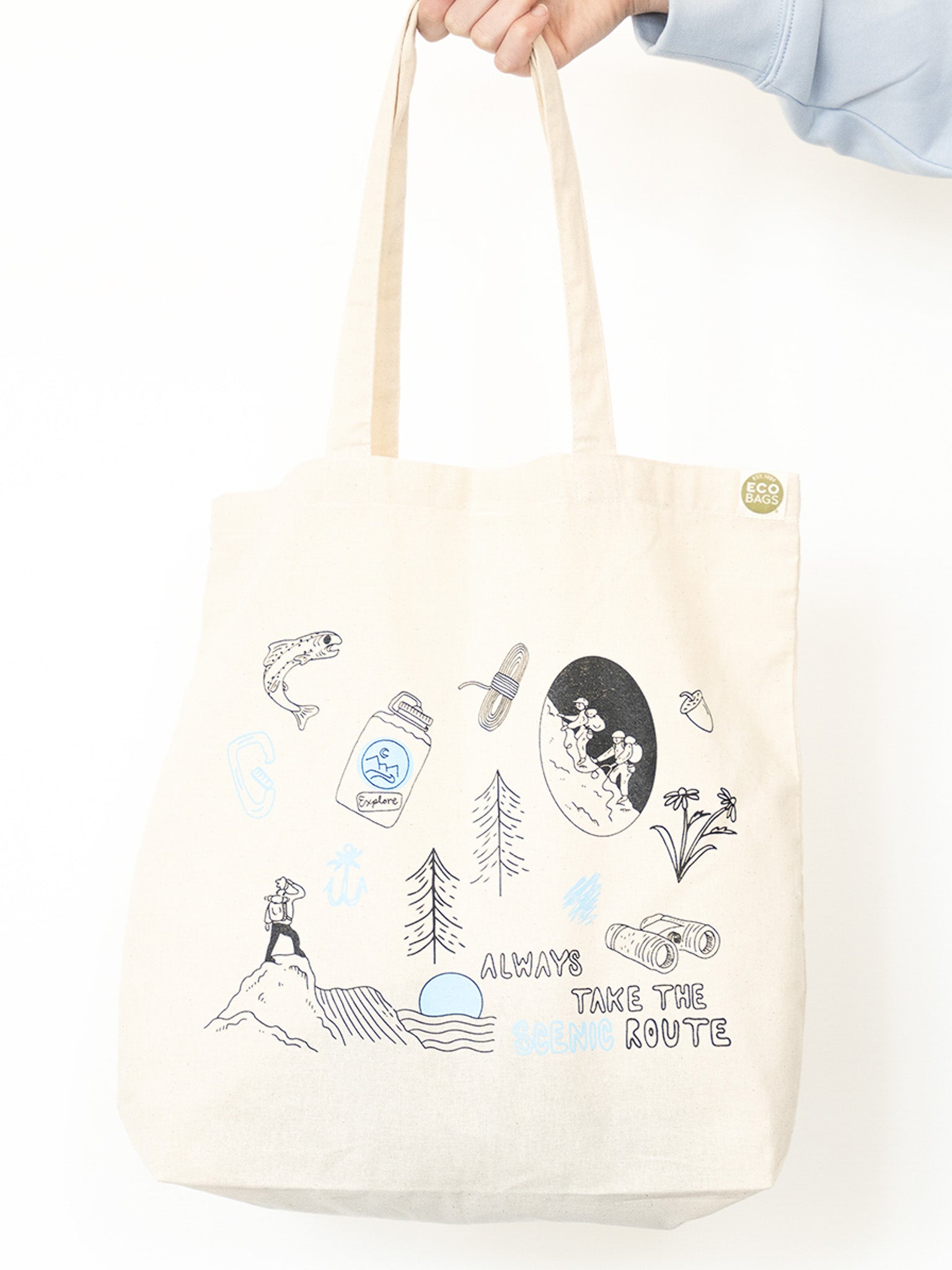 ALWAYS TAKE THE SCENIC ROUTE TOTE