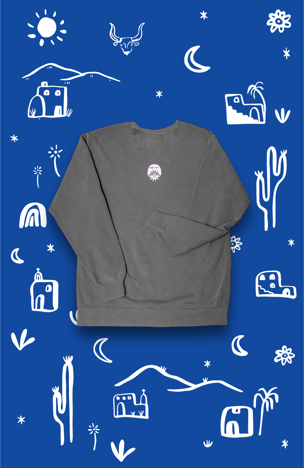 SLO SWEATSHIRT IN SLATE