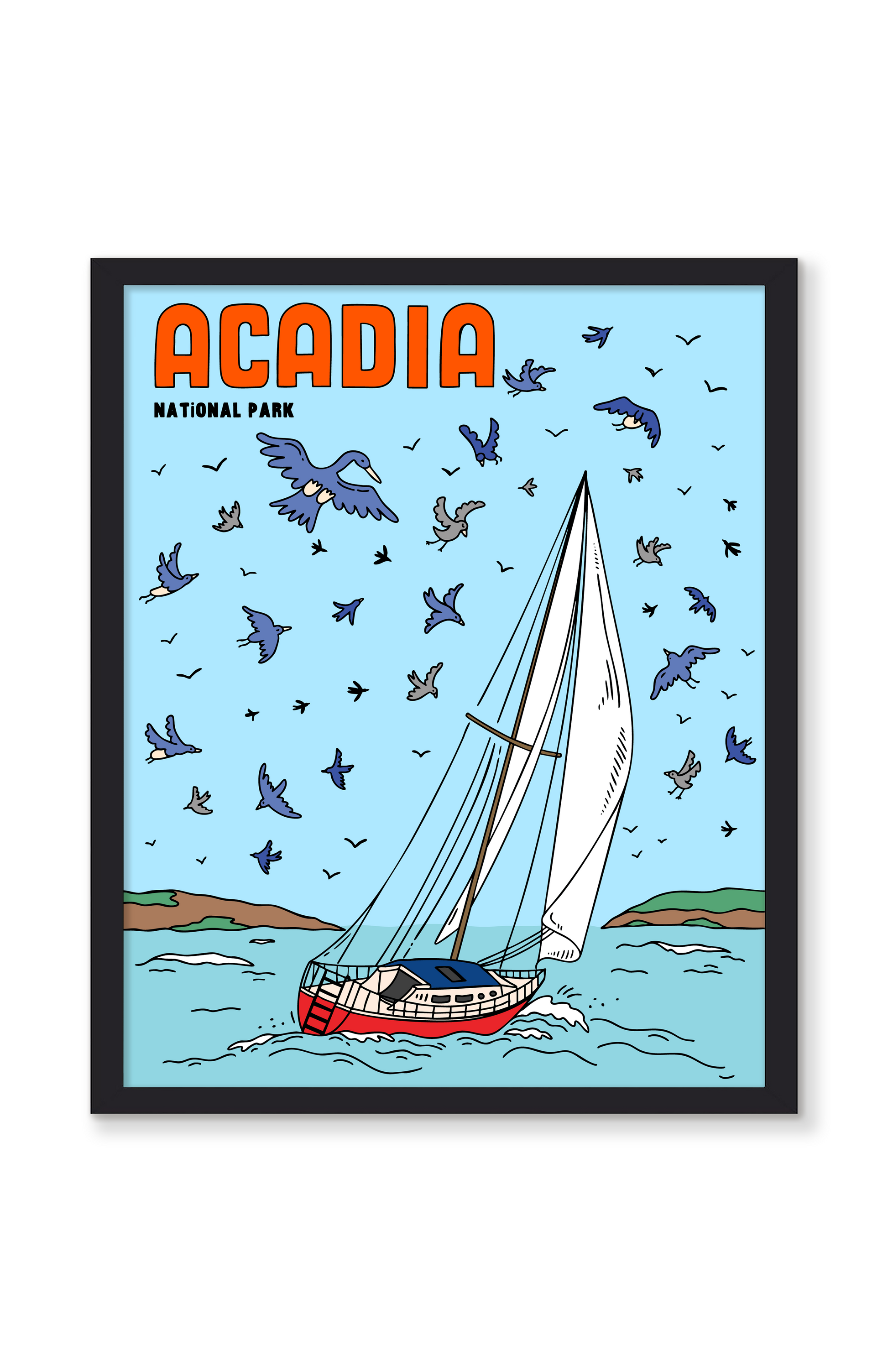 ACADIA NATIONAL PARK PRINT