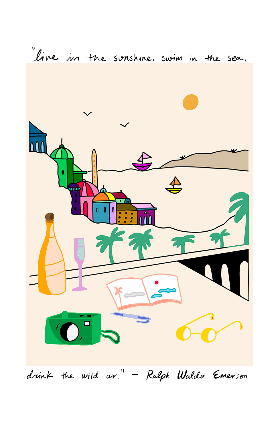 BON VOYAGE PRINT