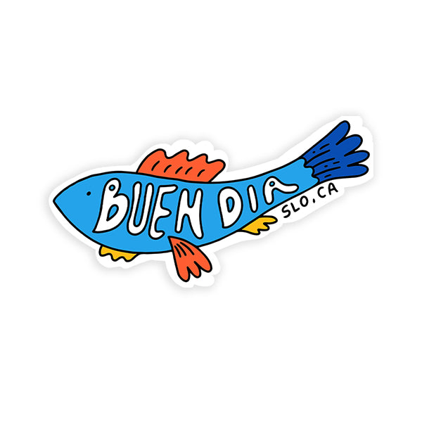 BUEN DIA FISH STICKER
