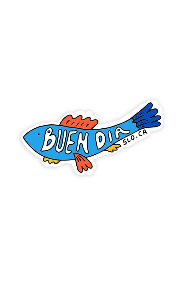 BUEN DIA FISH STICKER