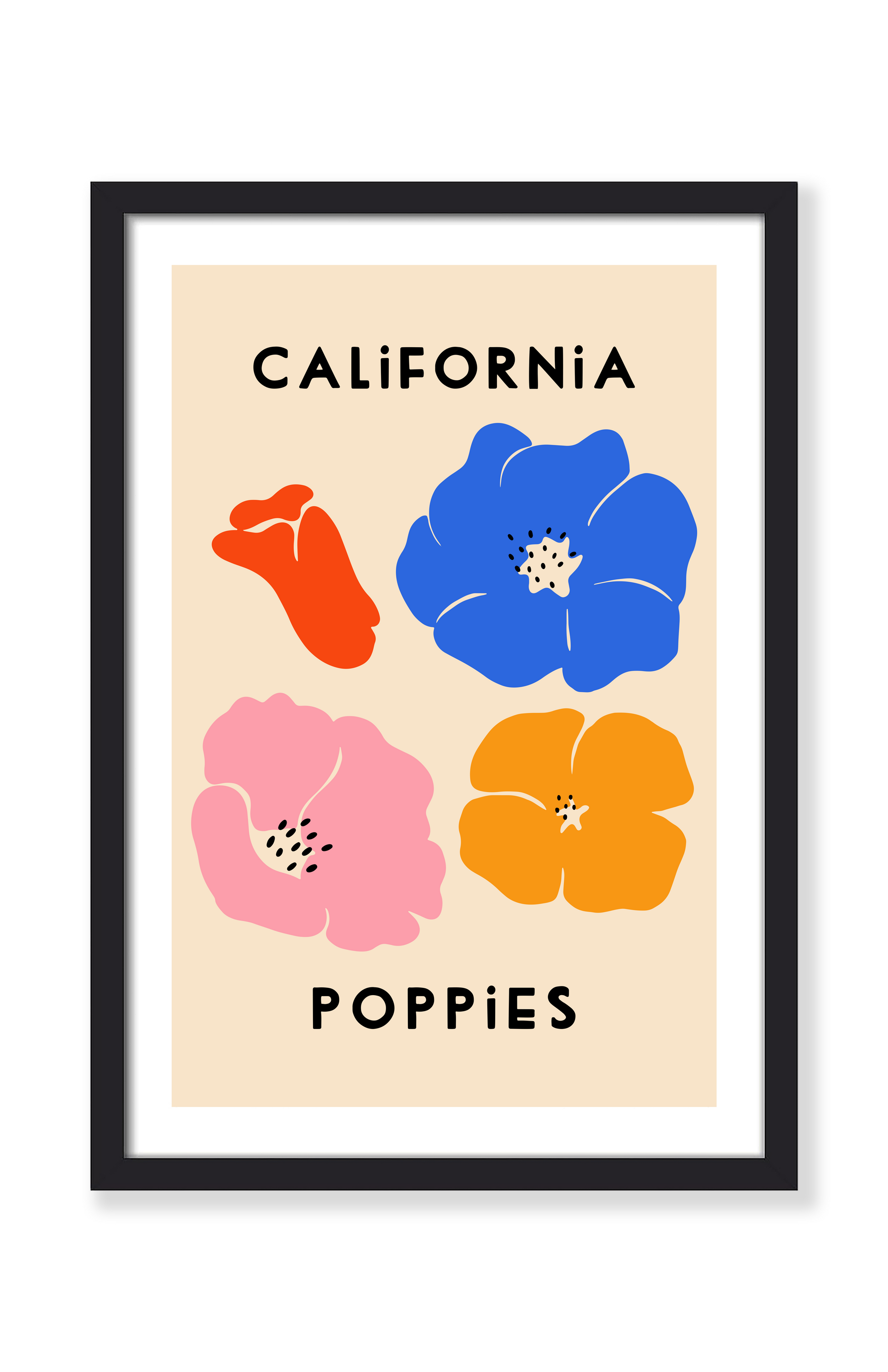 CALIFORNIA POPPIES PRINT
