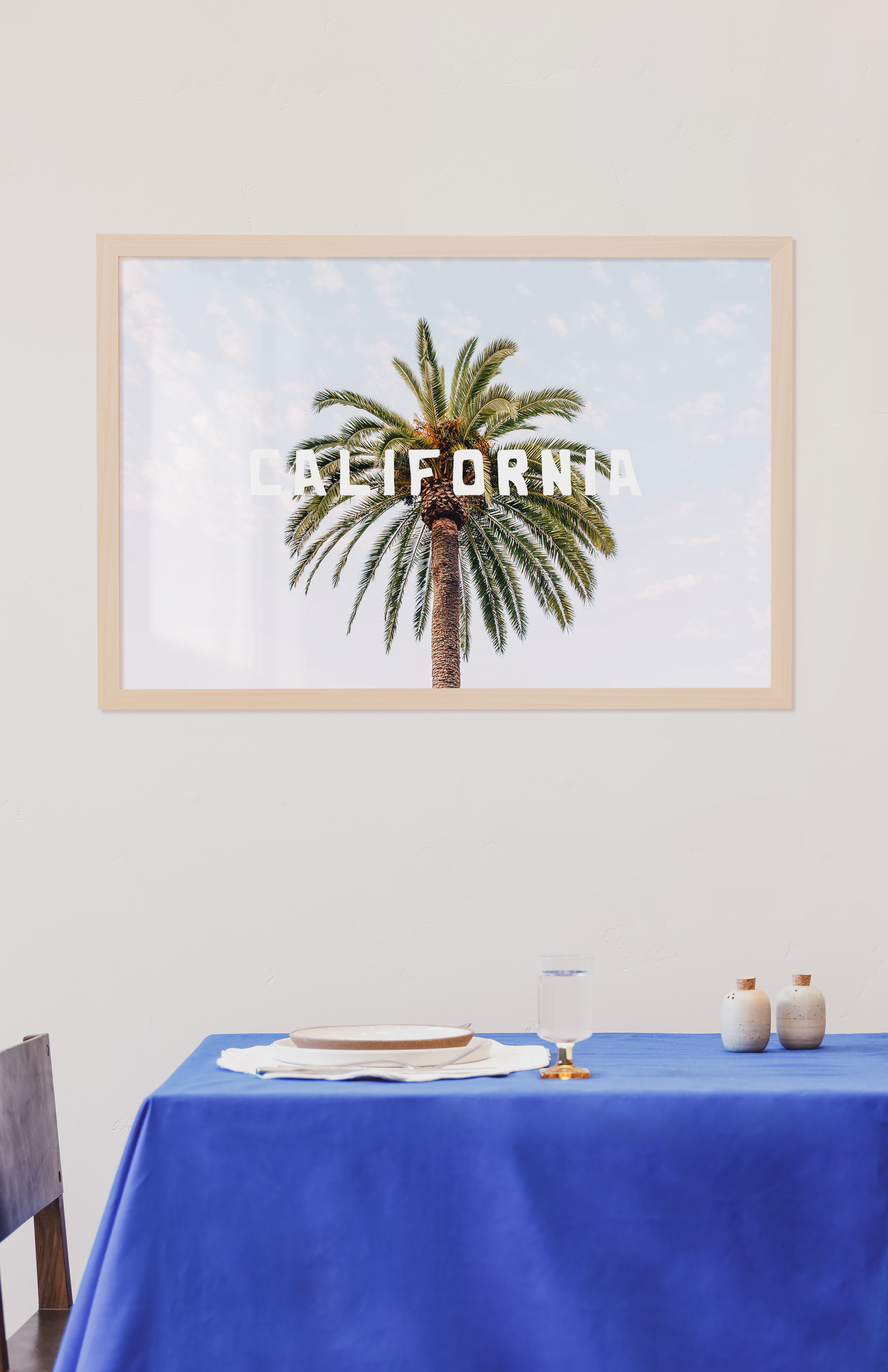 CALIFORNIA PALM TREE PRINT