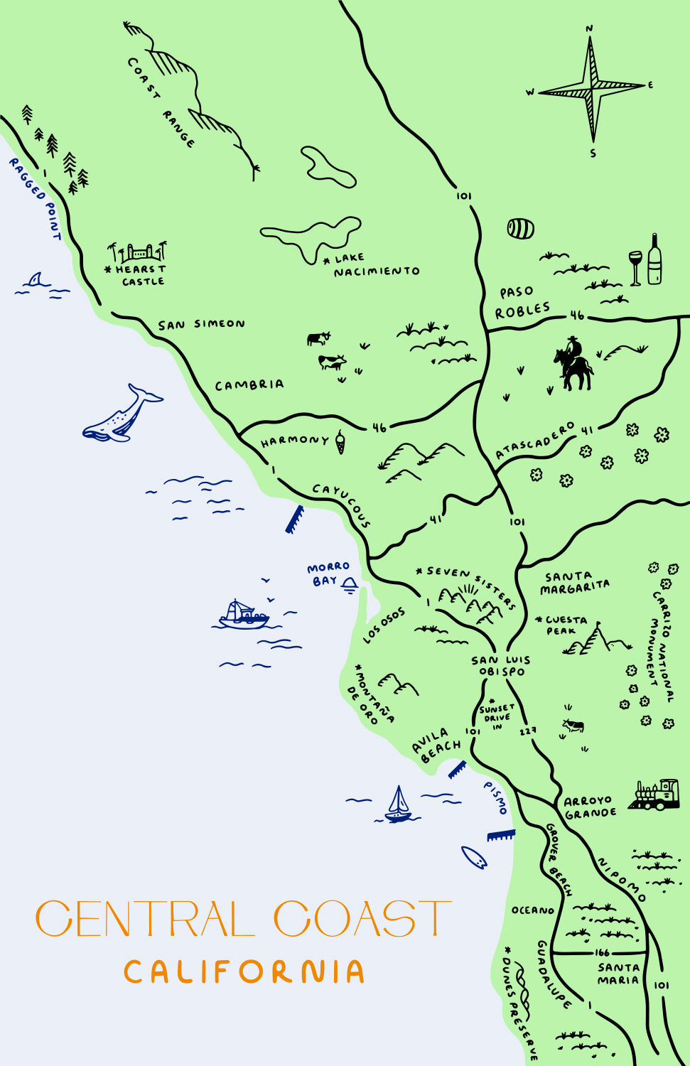 CENTRAL COAST MAP