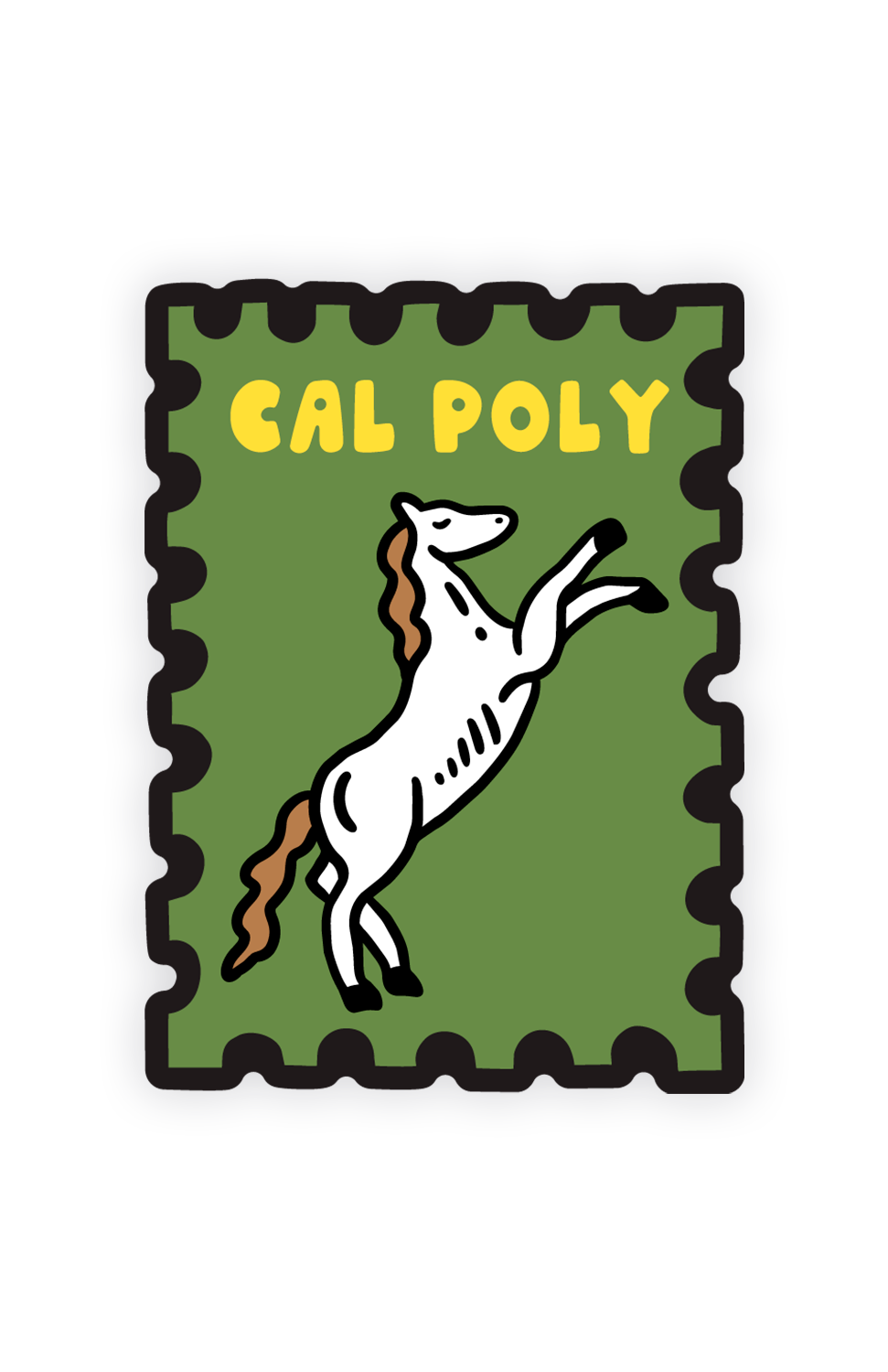 CAL POLY STAMP STICKER