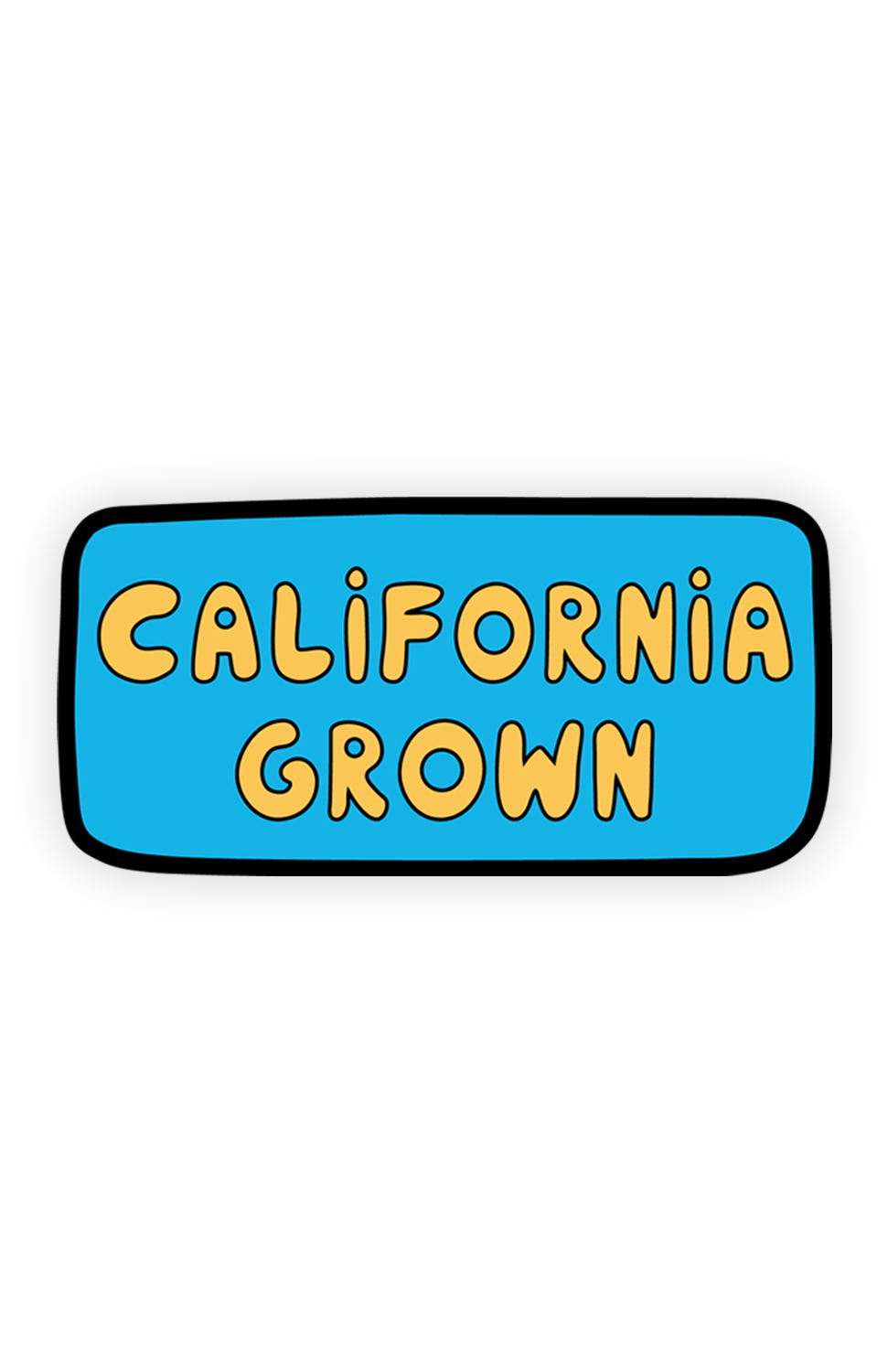 CALIFORNIA GROWN STICKER
