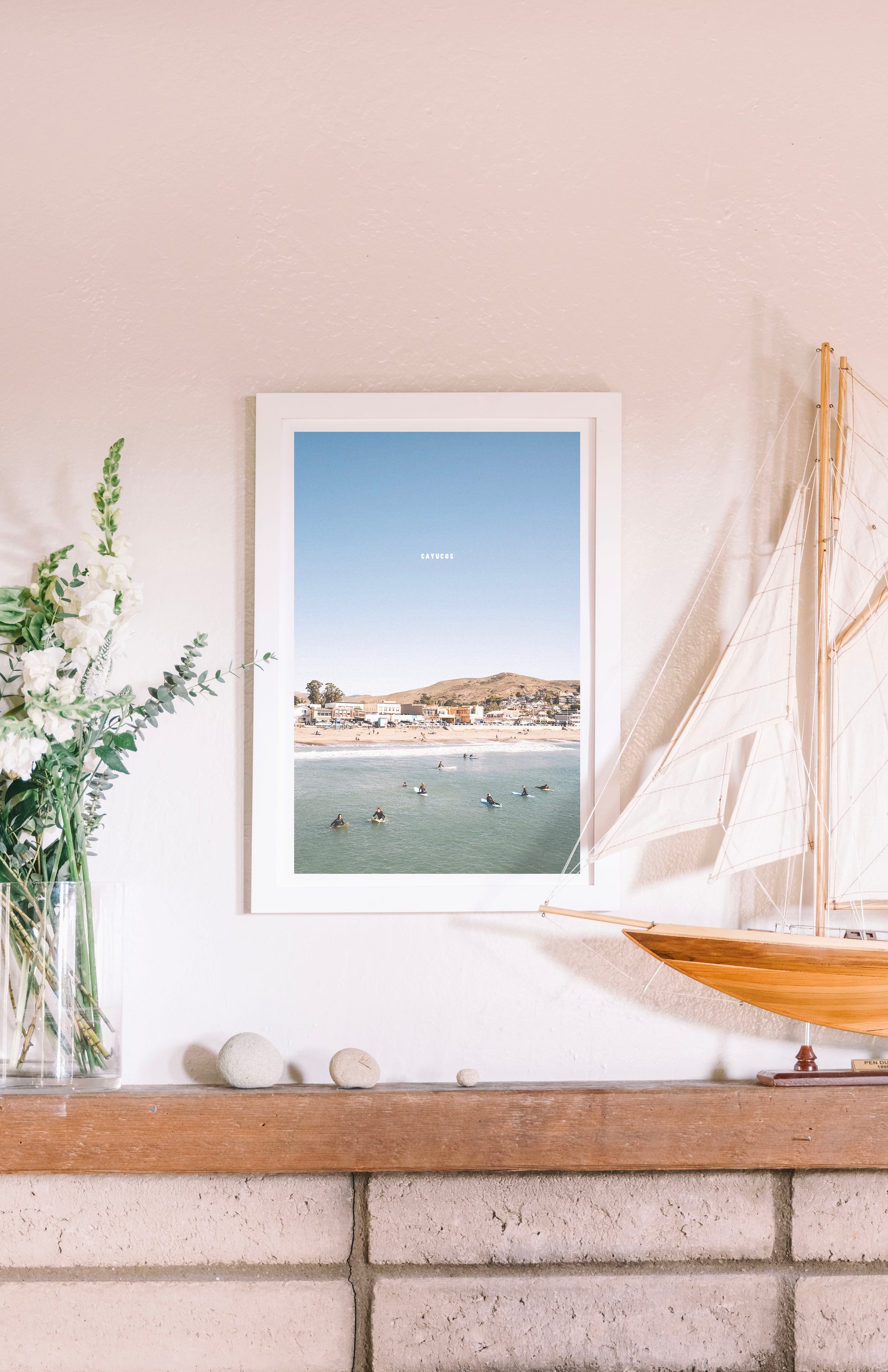 SURF DAY IN CAYUCOS PRINT
