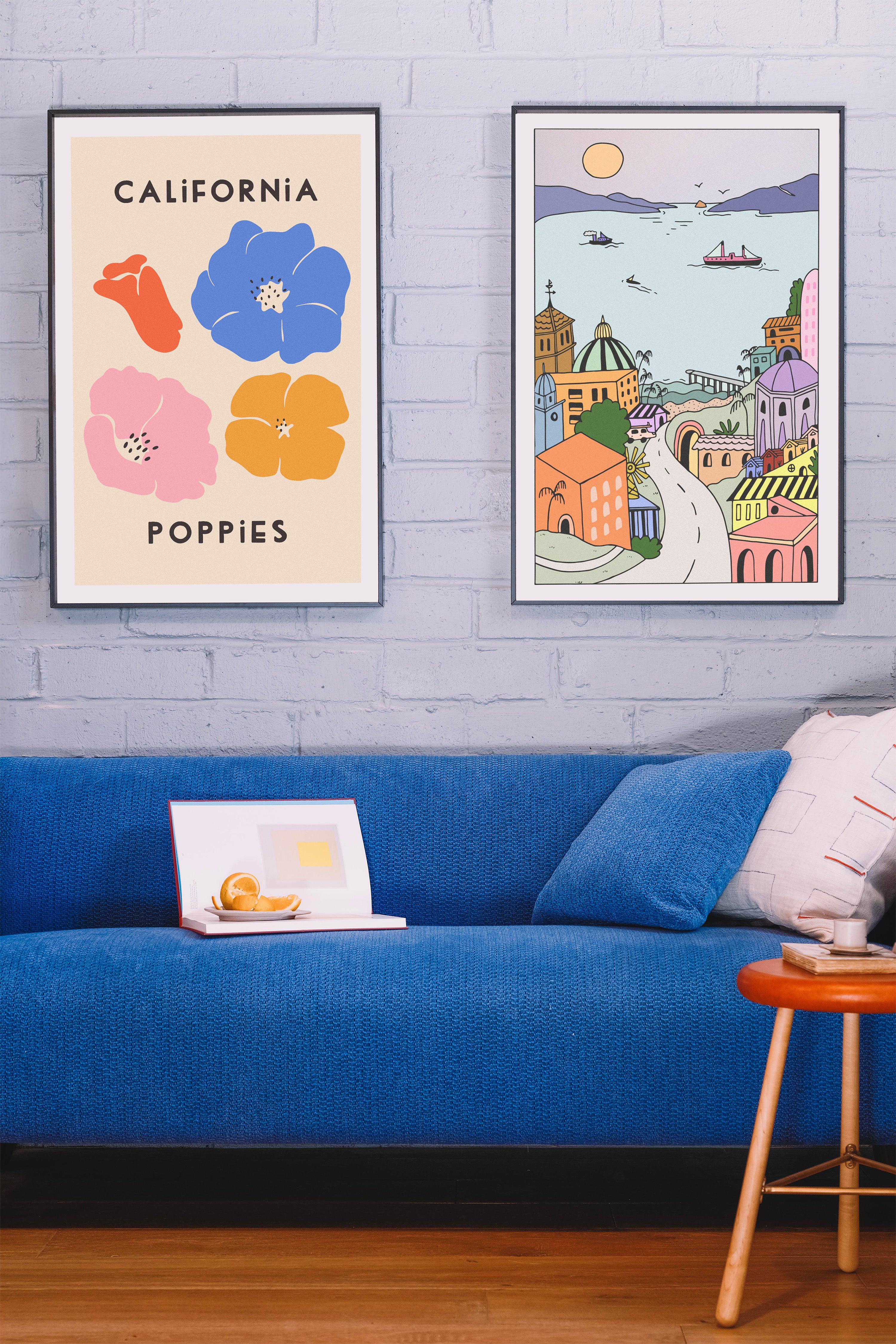 CALIFORNIA POPPIES PRINT