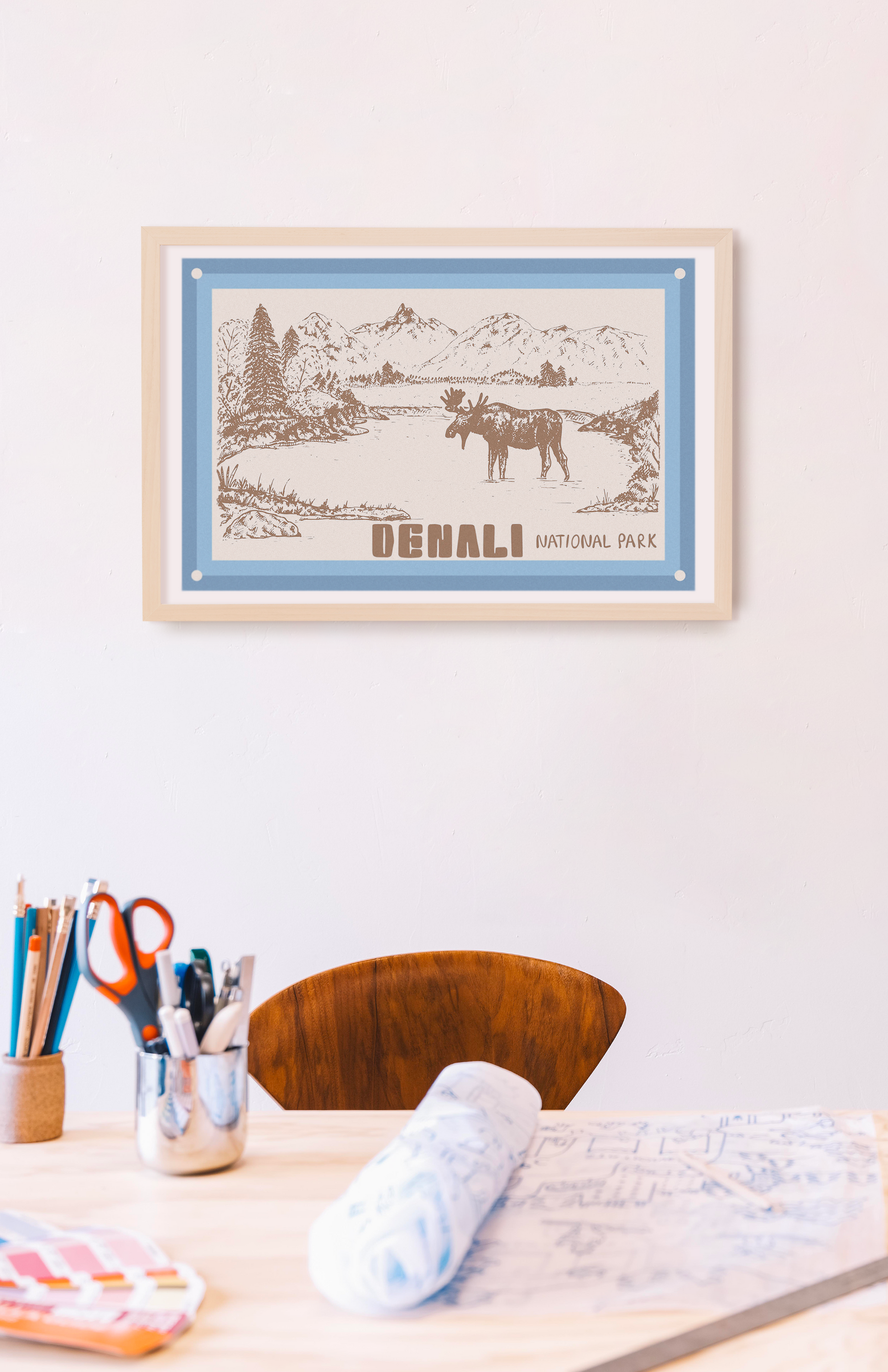 DENALI NATIONAL PARK PRINT