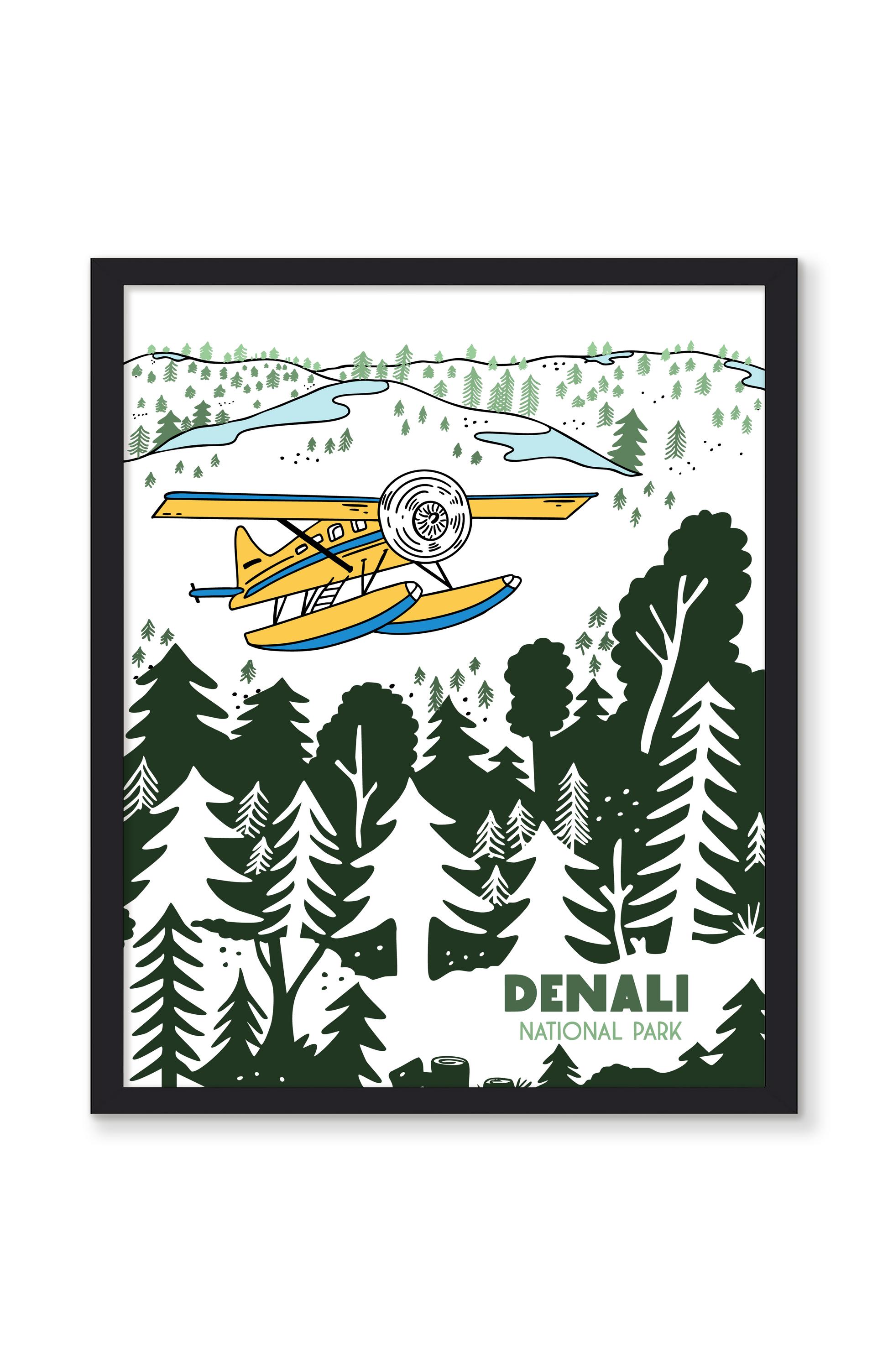 DENALI MOUNTAIN NATIONAL PARK PRINT