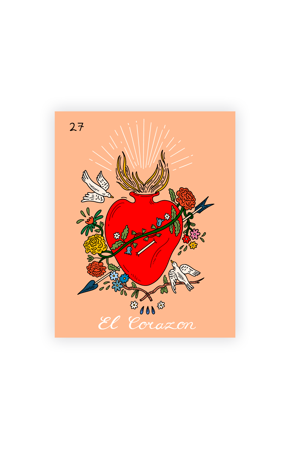EL CORAZON STICKER