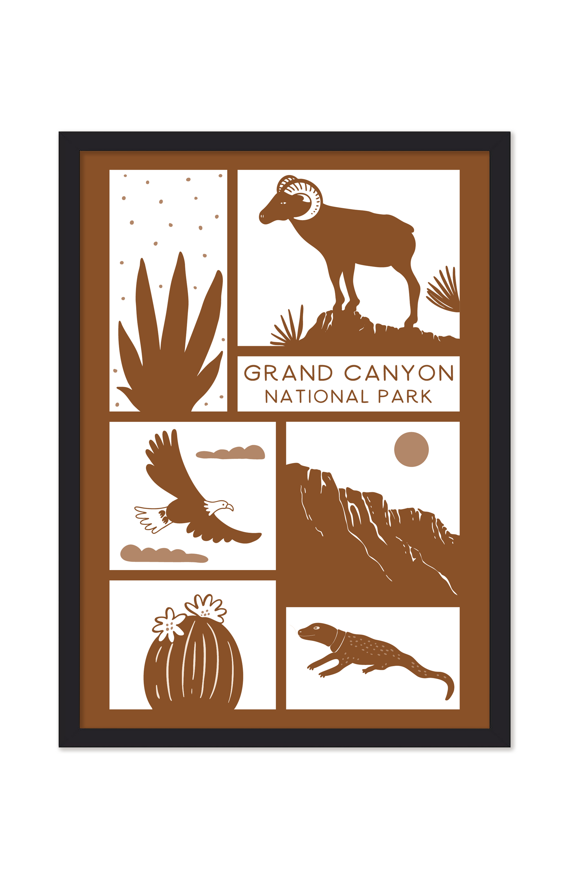 GRAND CANYON WILDLIFE PRINT