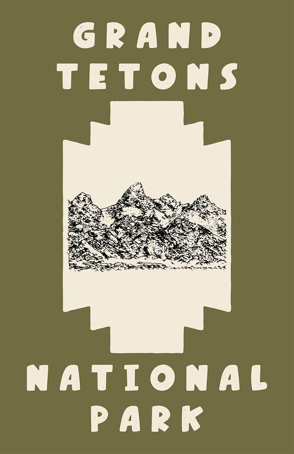 GRAND TETONS NATIONAL PARK PRINT