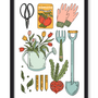 GARDENING TOOLS PRINT