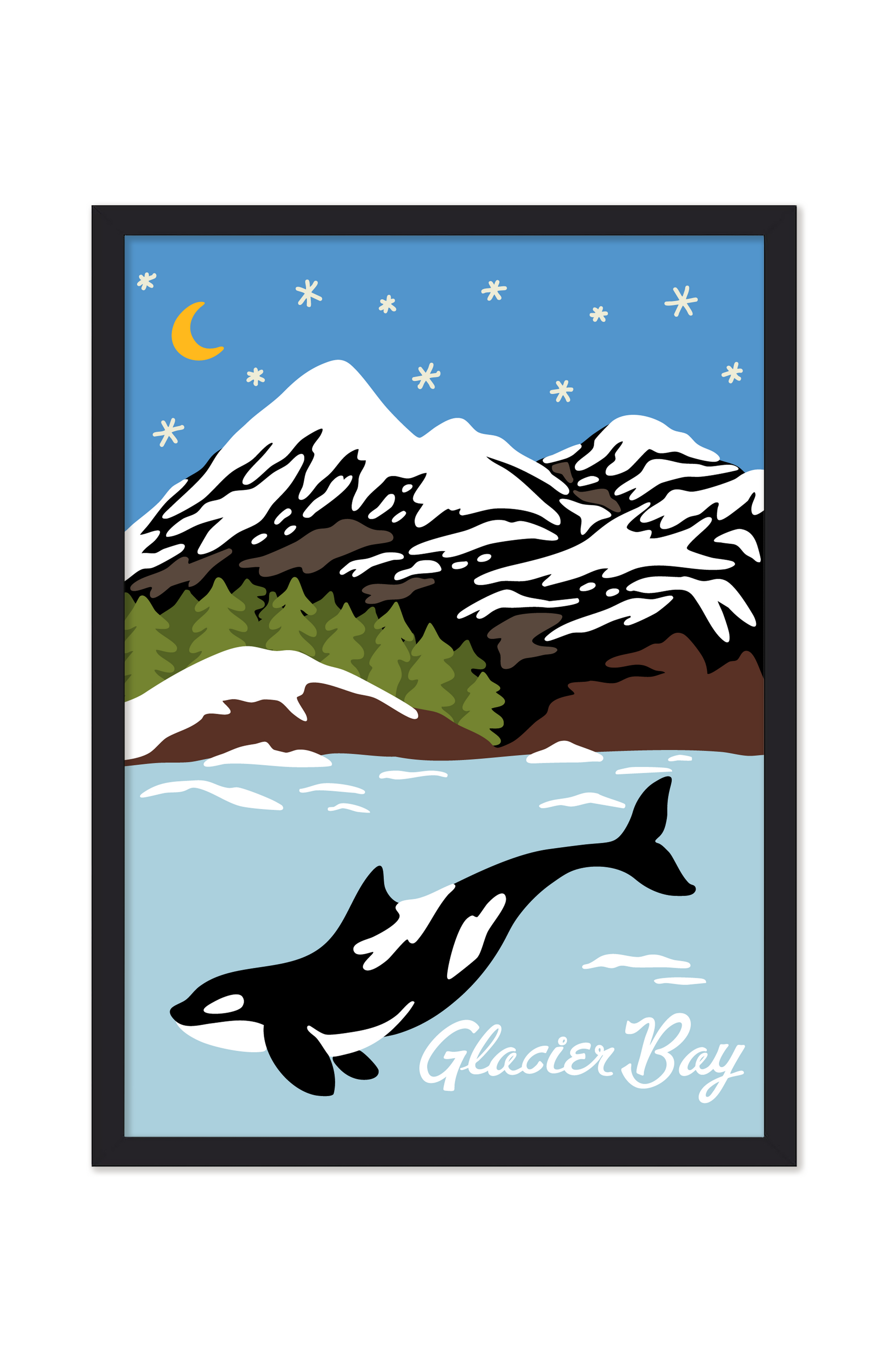 GLACIER BAY NATIONAL PARK PRINT