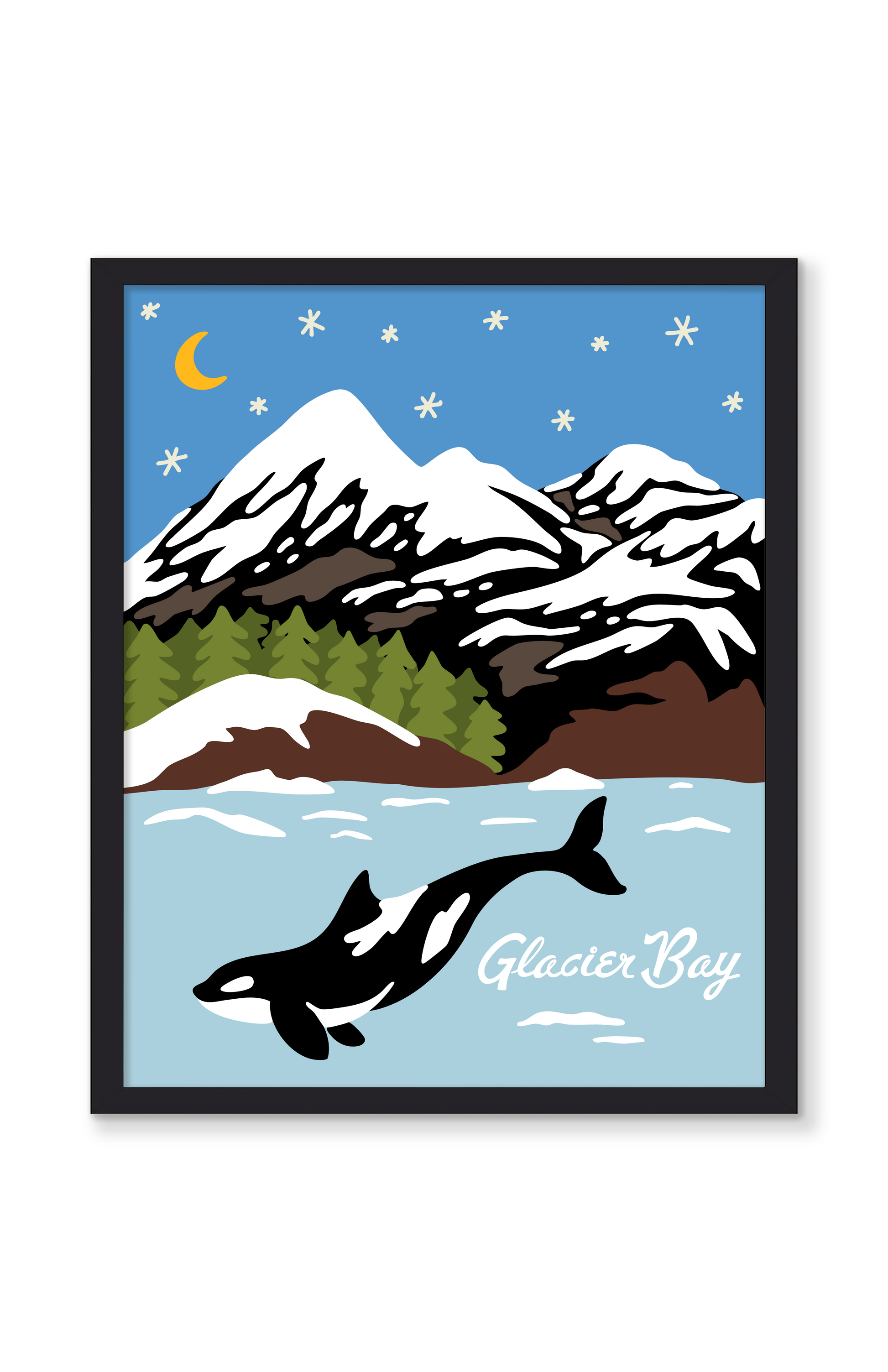 GLACIER BAY NATIONAL PARK PRINT
