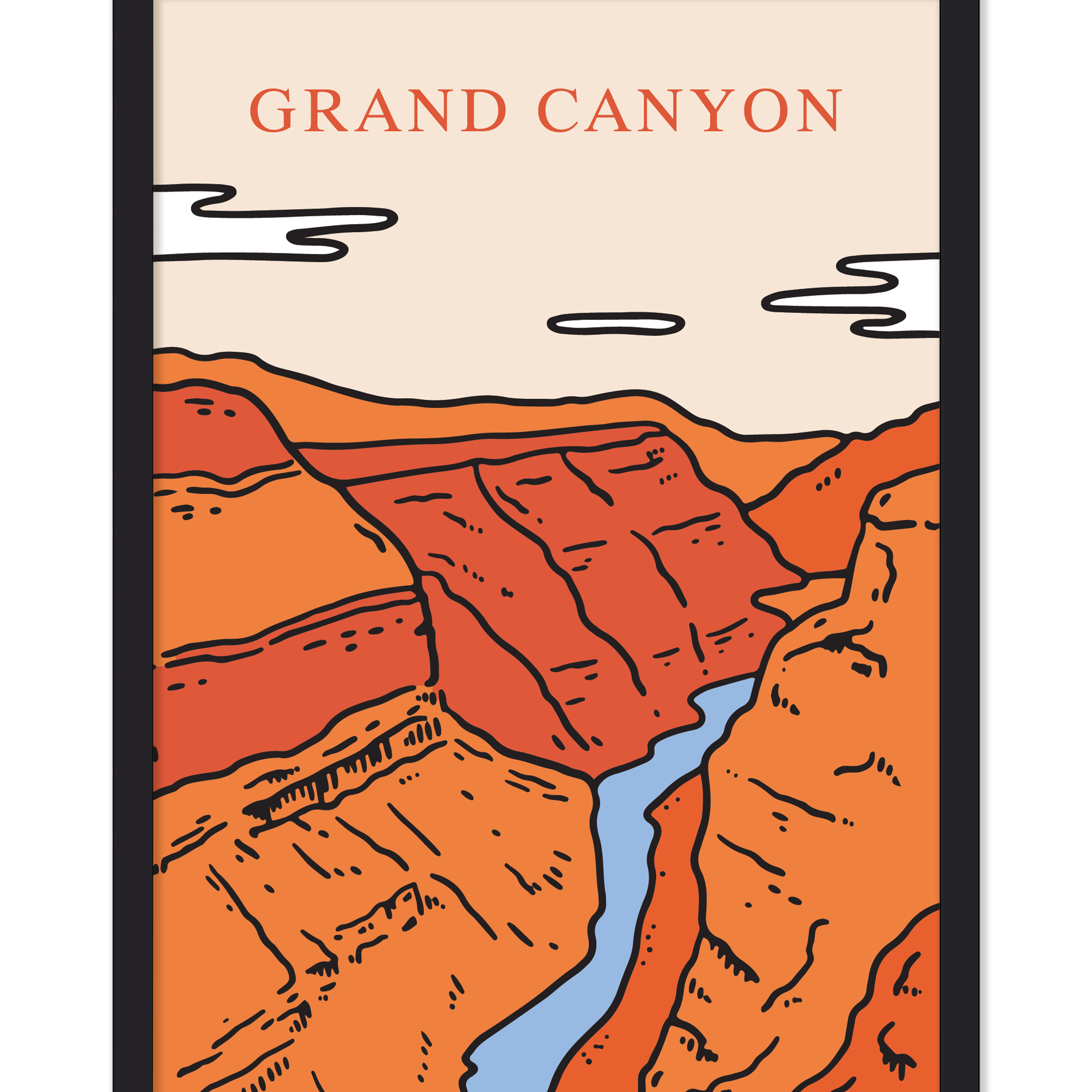 GRAND CANYON NATIONAL PARK PRINT
