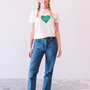 I HEART SLO T-SHIRT IN CREAM