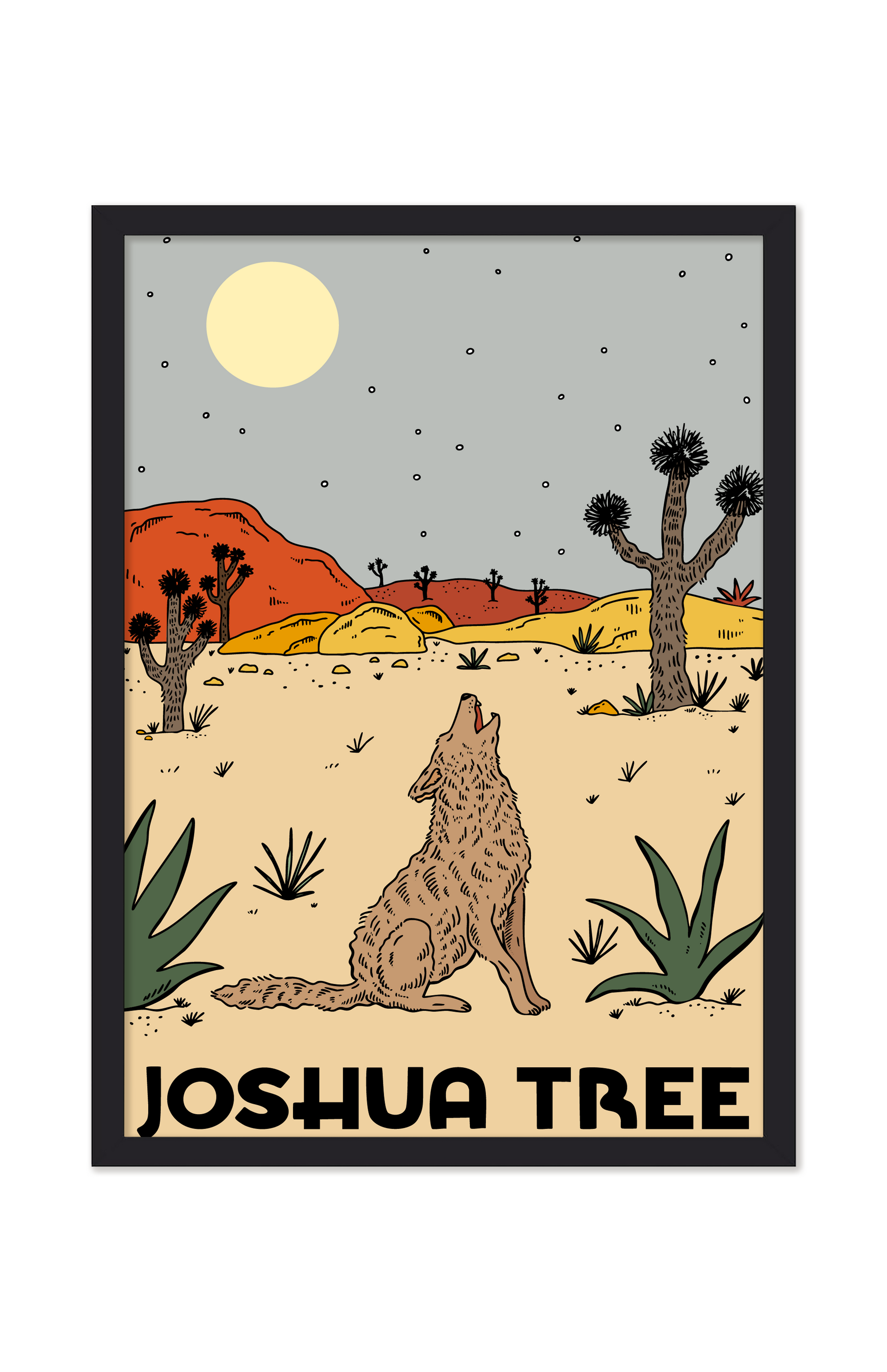 NIGHTFALL IN JOSHUA TREE PRINT