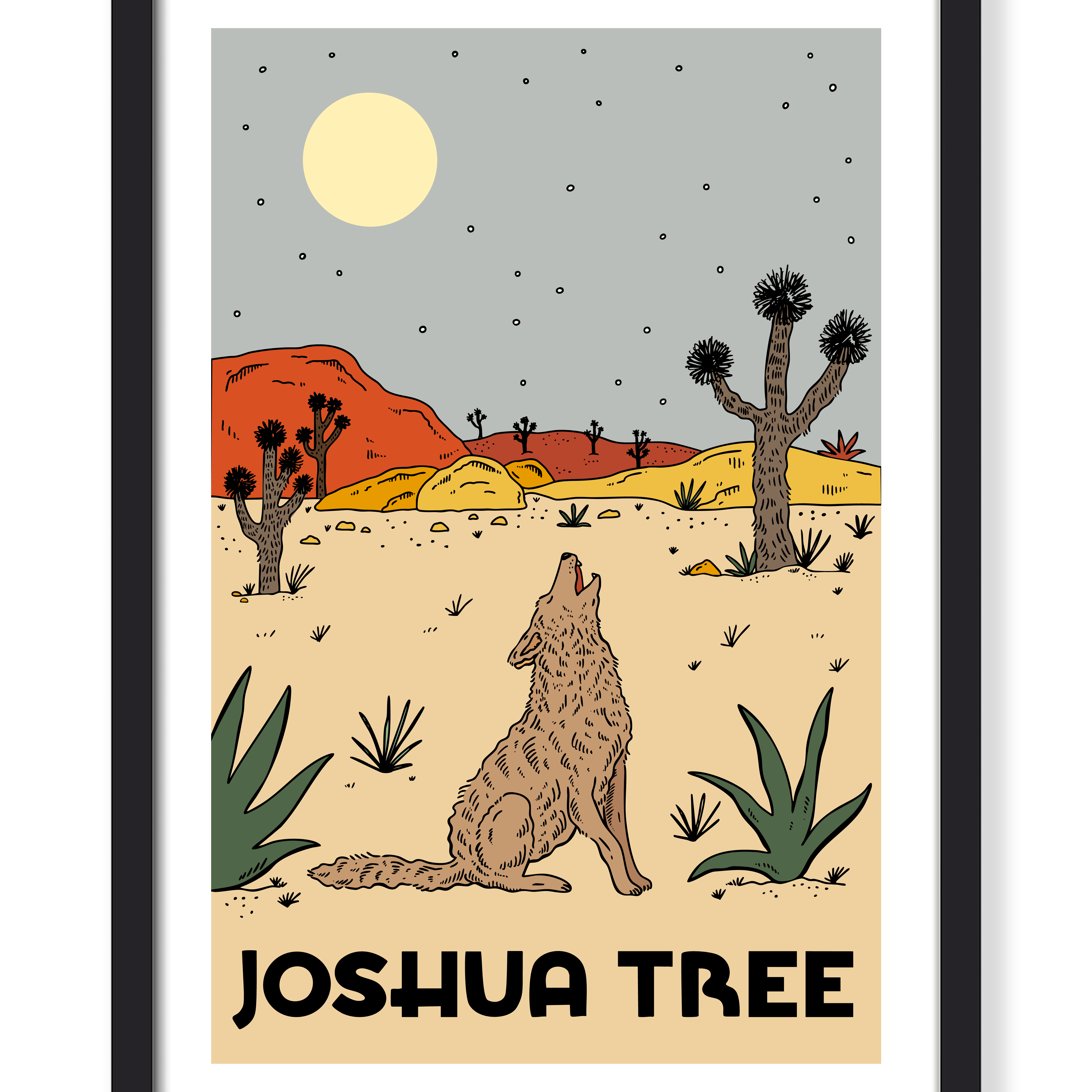 NIGHTFALL IN JOSHUA TREE PRINT