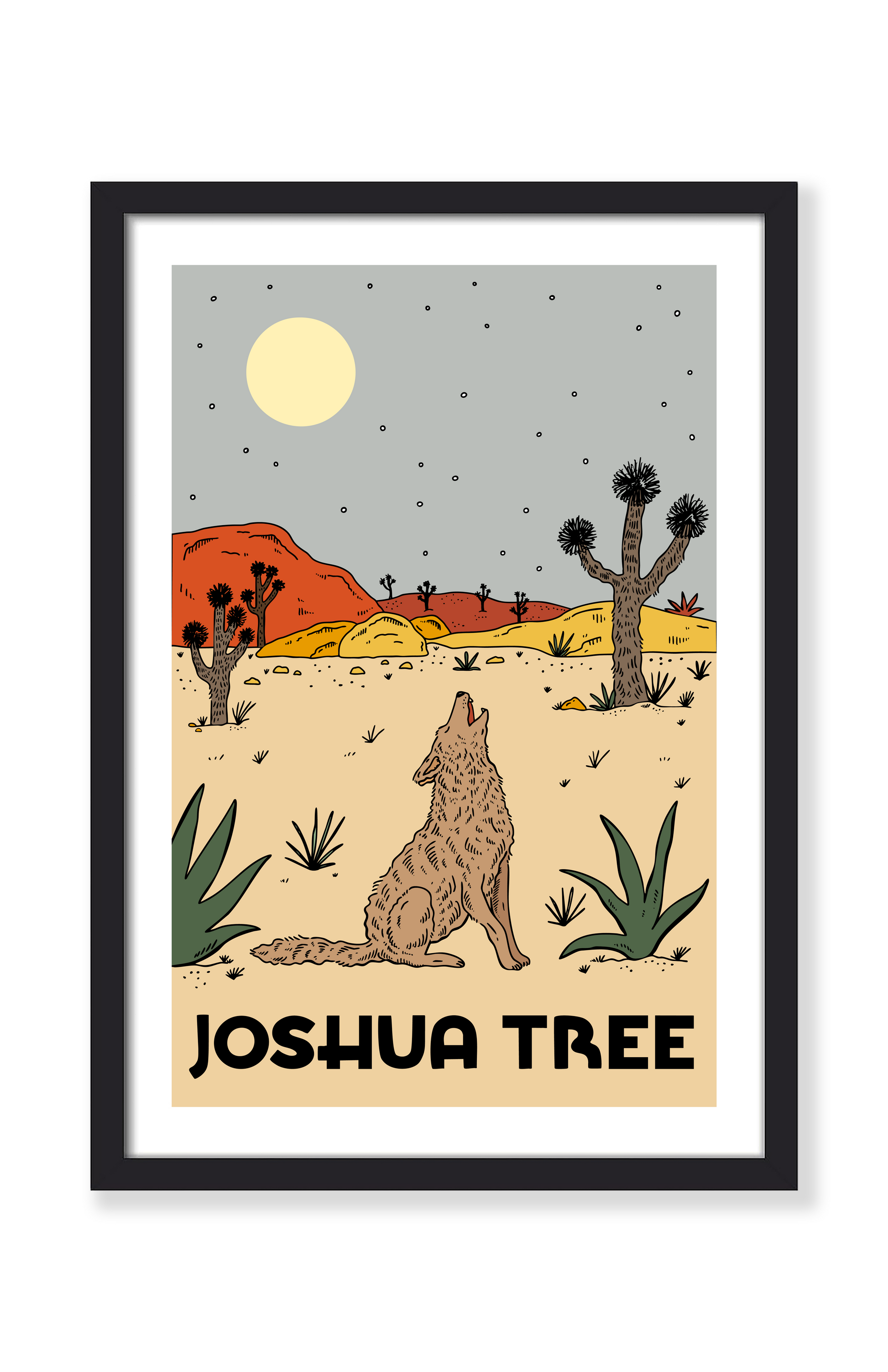 NIGHTFALL IN JOSHUA TREE PRINT