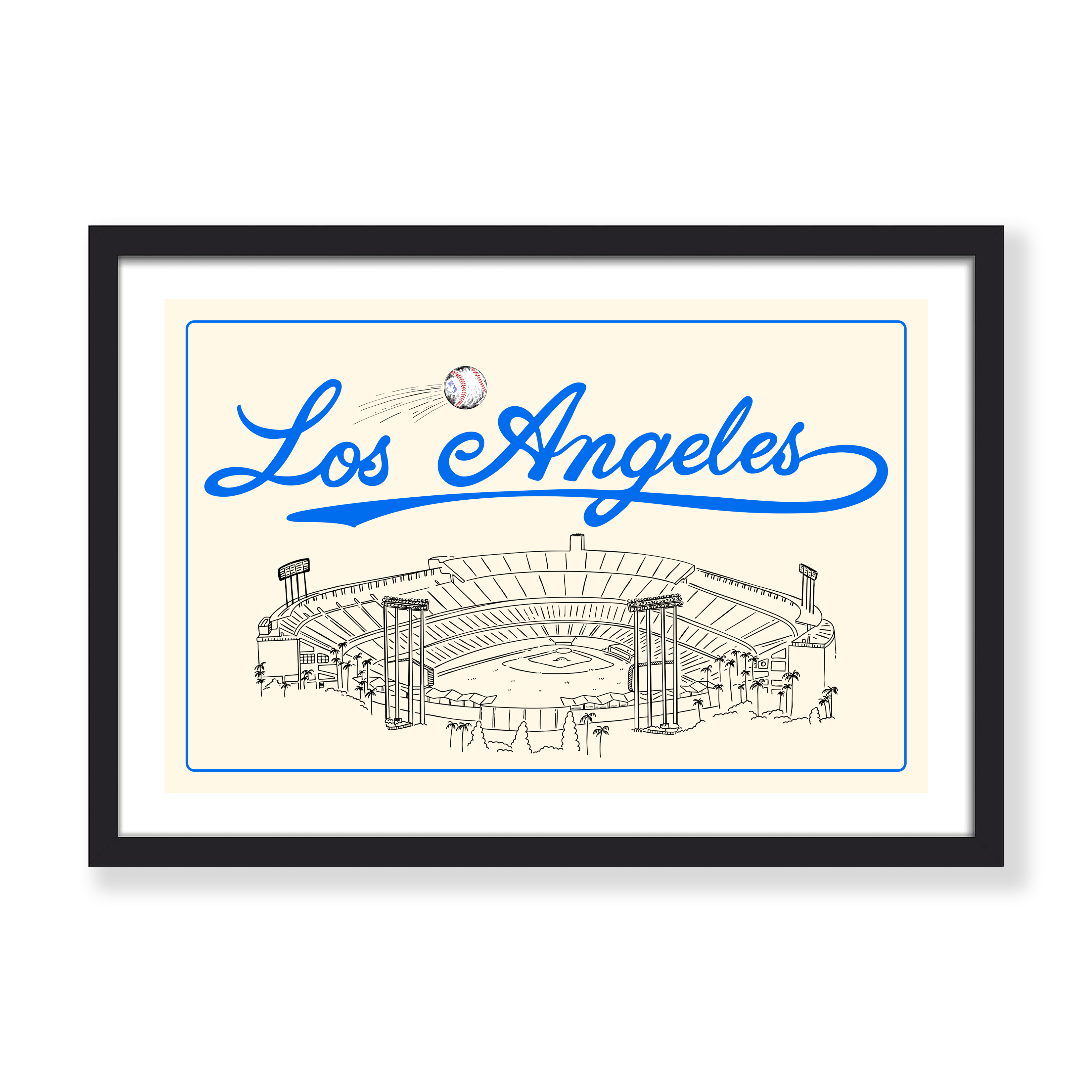 DODGER STADIUM PRINT