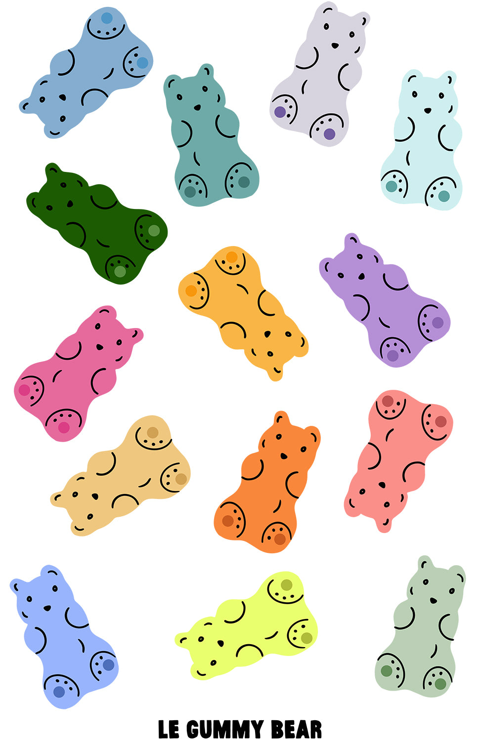 LE GUMMY BEAR PRINT