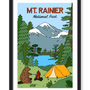 MT. RAINIER NATIONAL PARK PRINT
