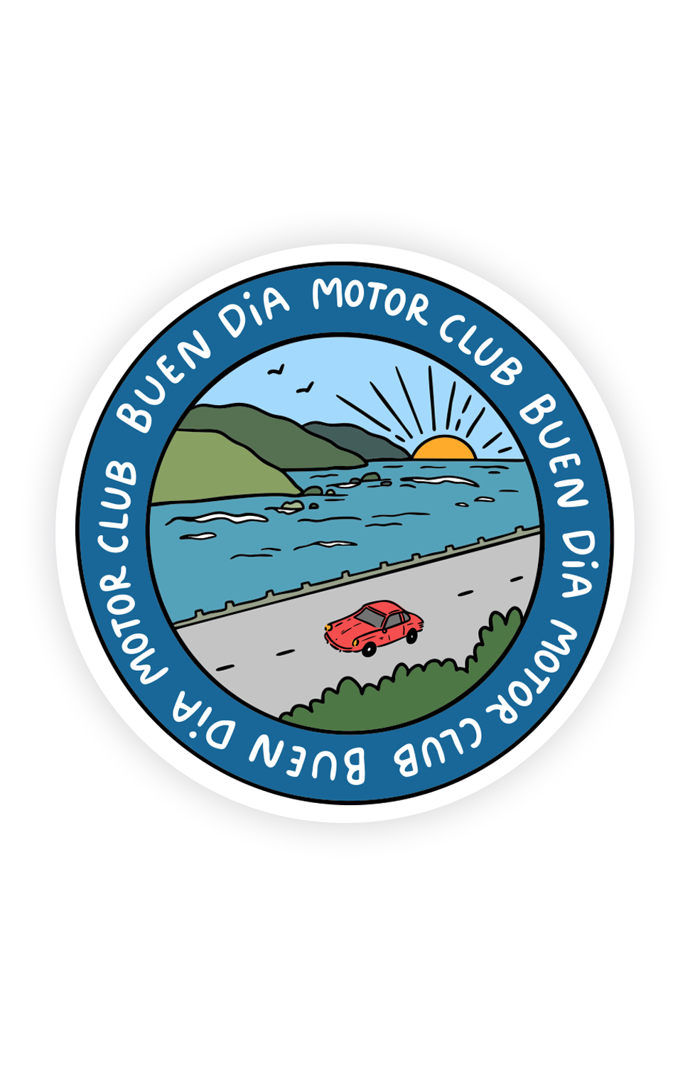 MOTOR CLUB HIGHWAY STICKER