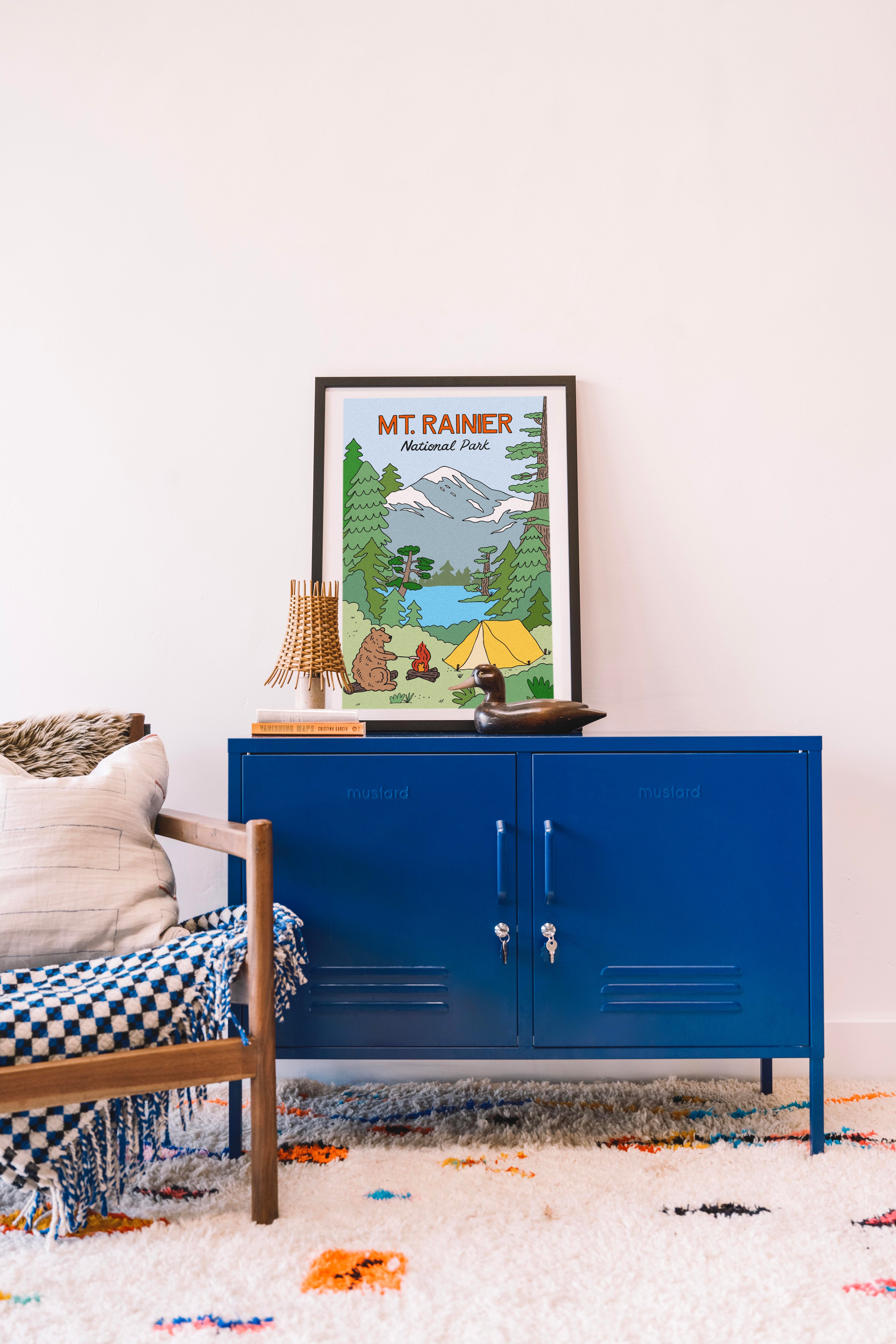 MT. RAINIER NATIONAL PARK PRINT