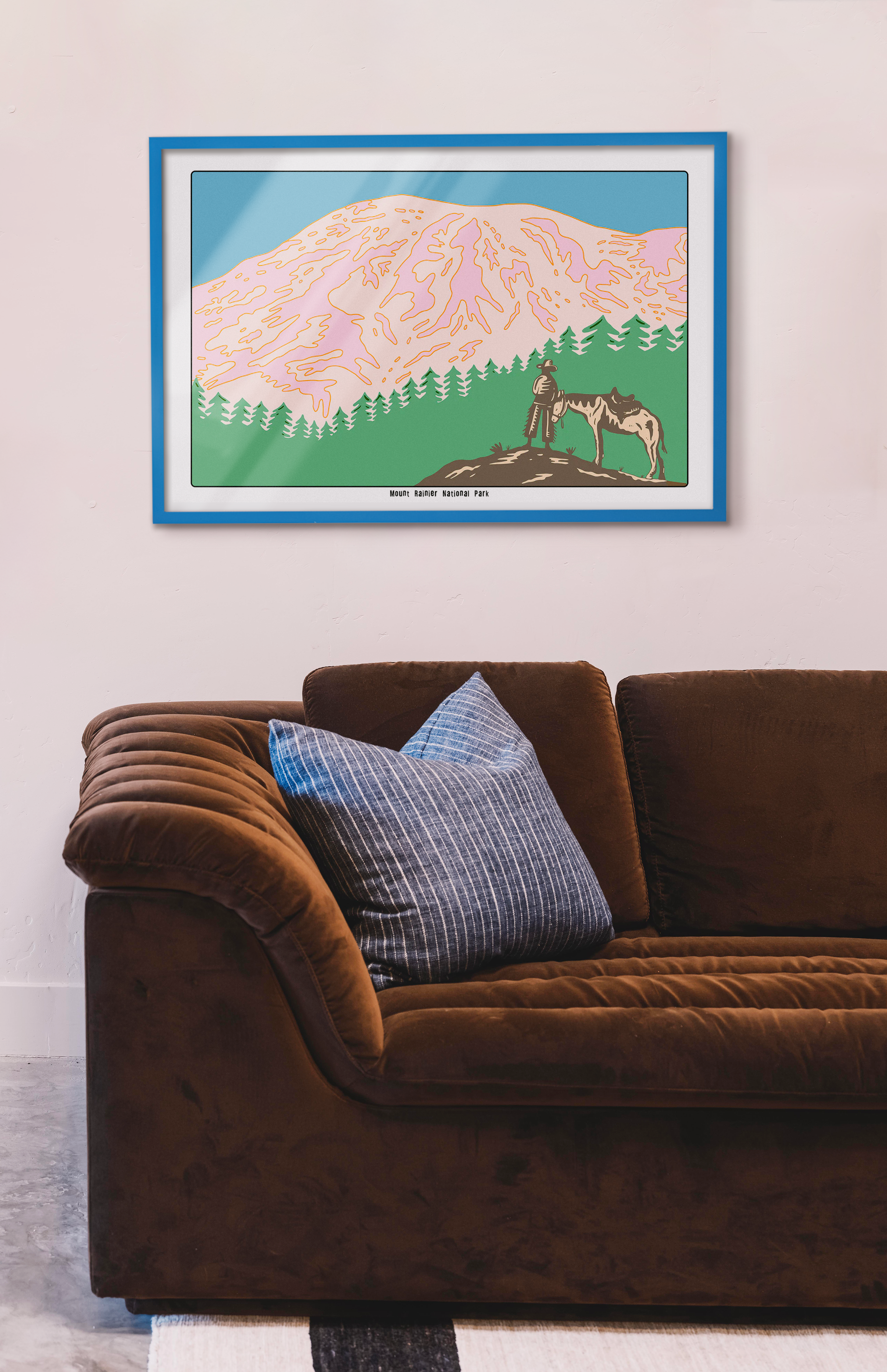 MOUNT RAINIER NATIONAL PARK PRINT