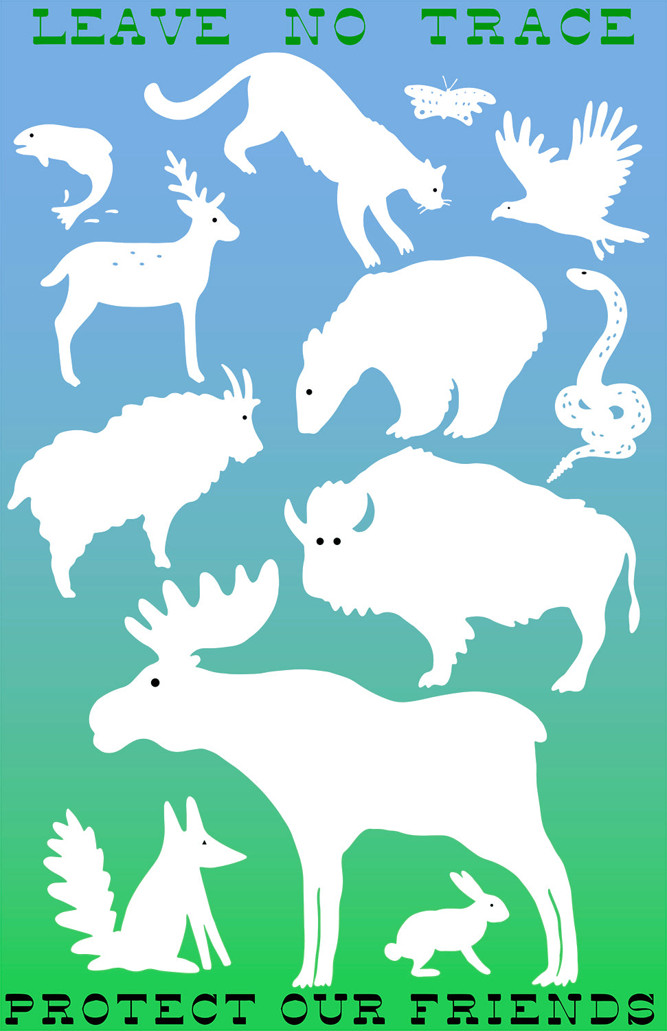 NATIONAL PARK ANIMALS PRINT