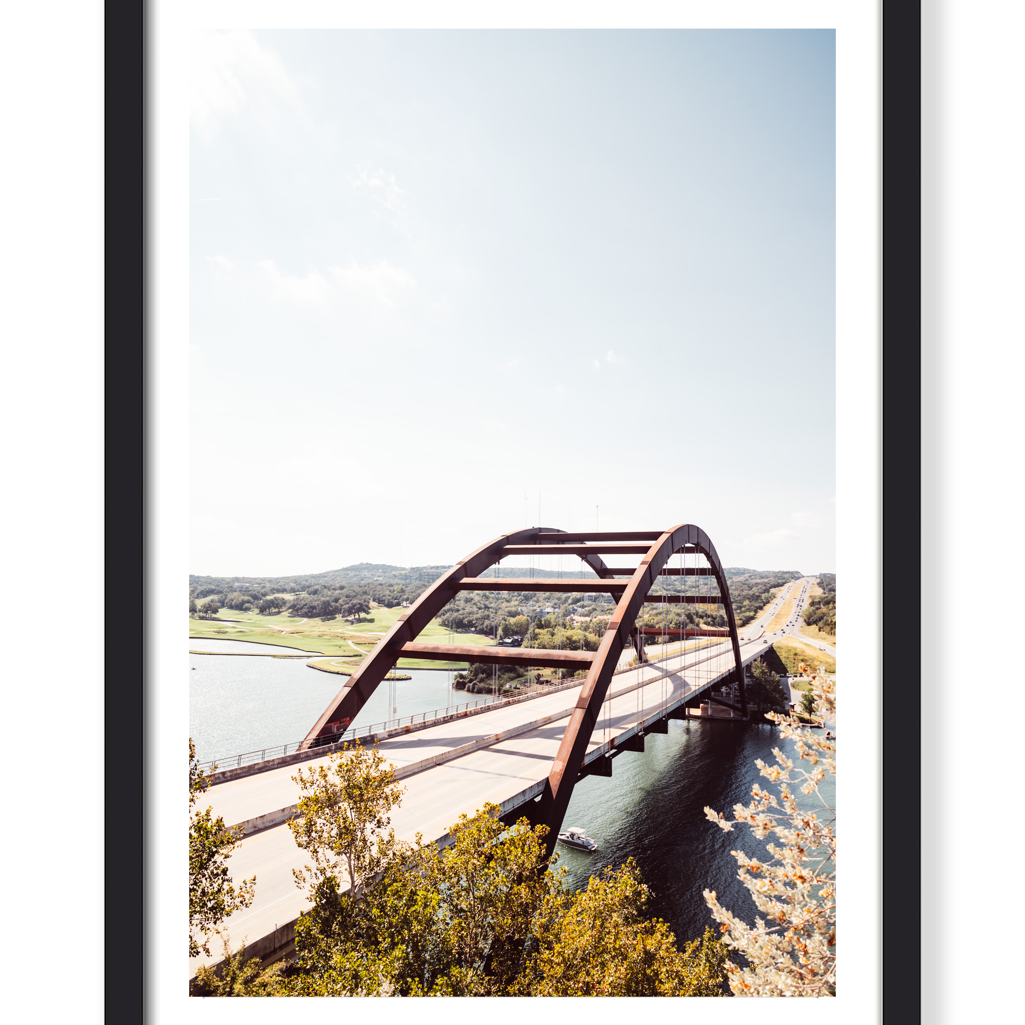PENNYBACKER BRIDGE PRINT