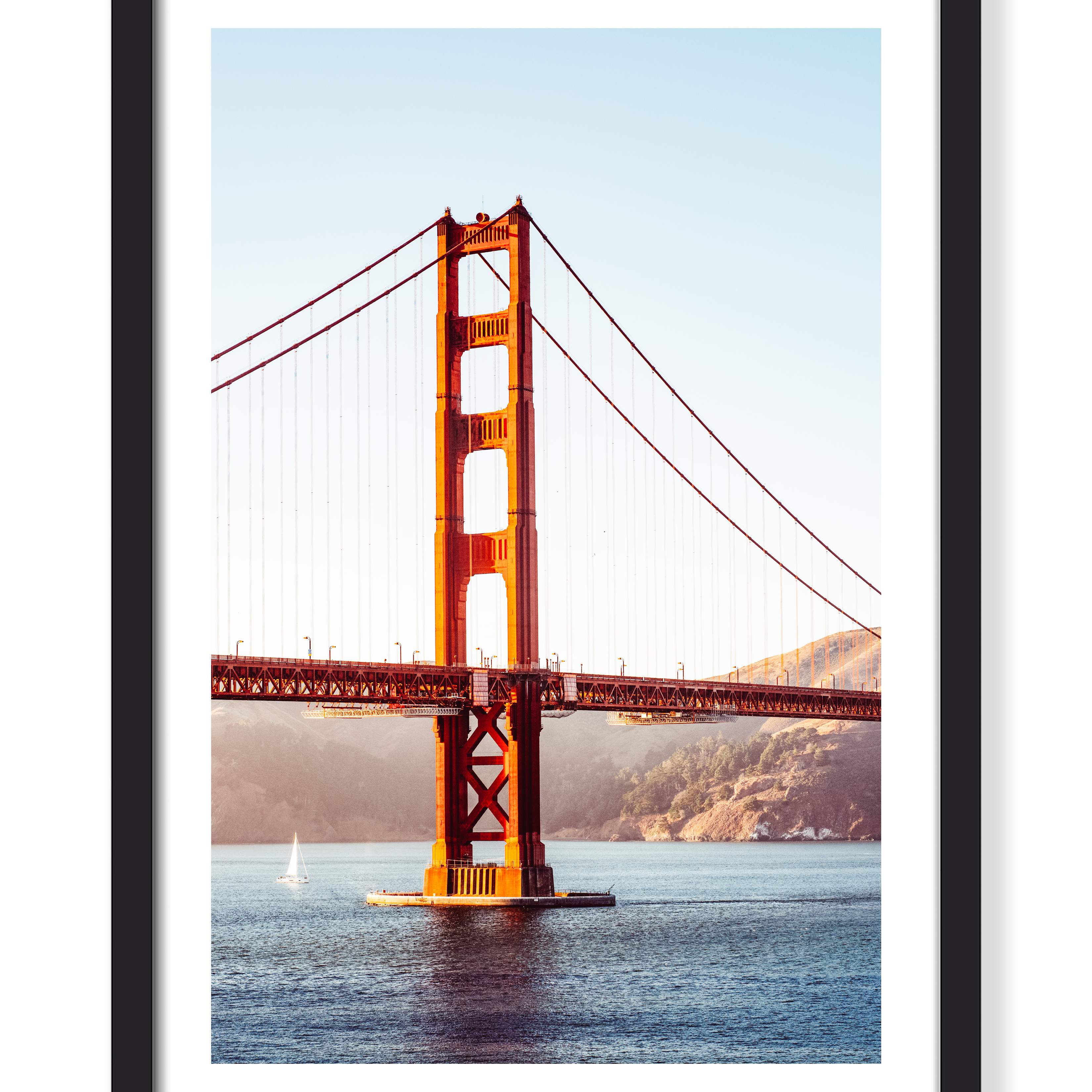 SAILING UNDER THE BRIDGE PRINT