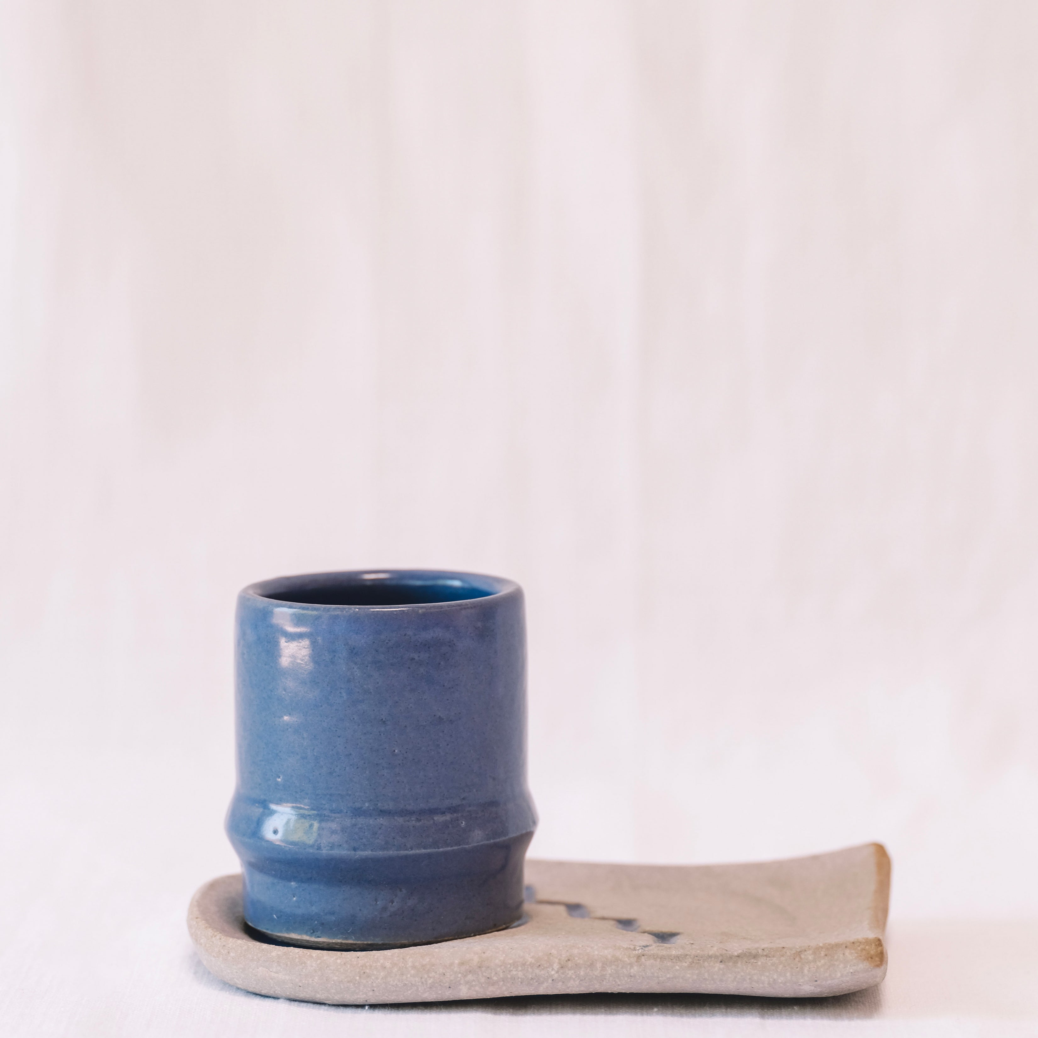 CERAMIC CORTADO CUP & TRAY