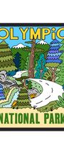 OLYMPIC NATIONAL PARK PRINT