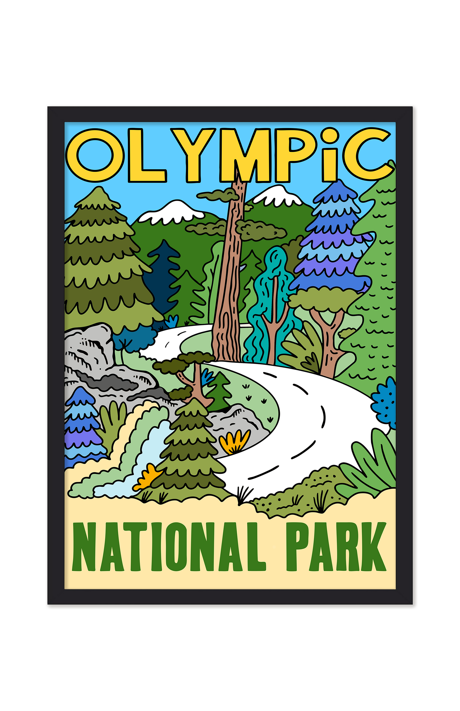 OLYMPIC NATIONAL PARK PRINT