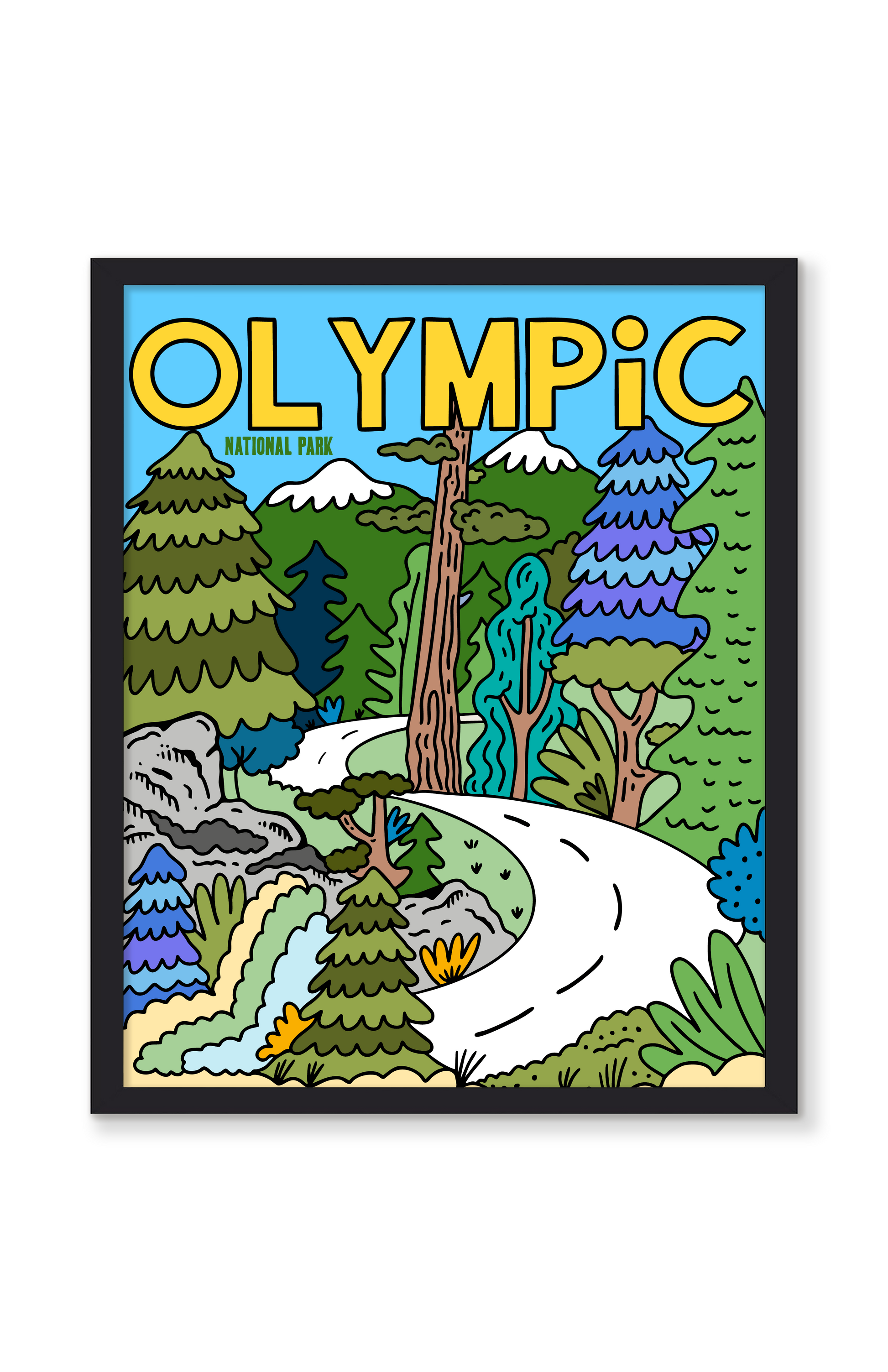 OLYMPIC NATIONAL PARK PRINT