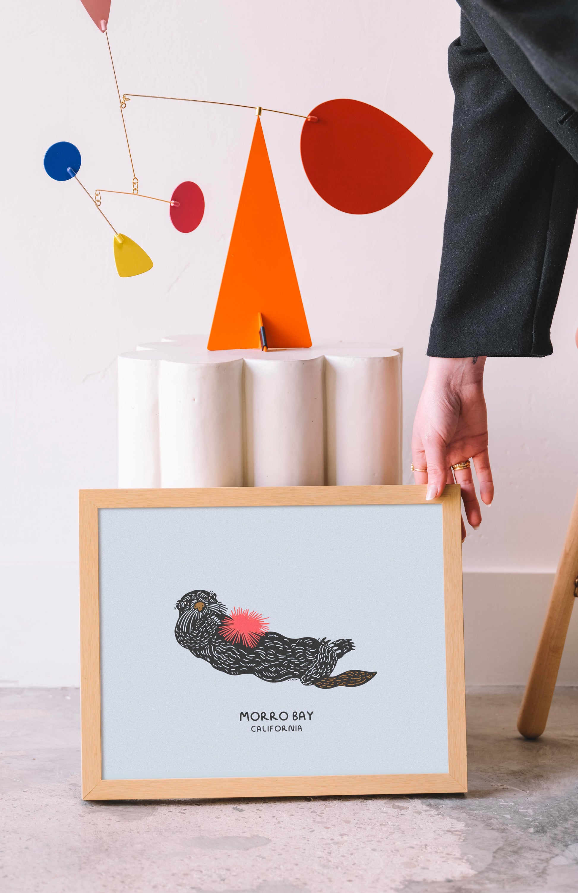 MORRO BAY OTTER PRINT