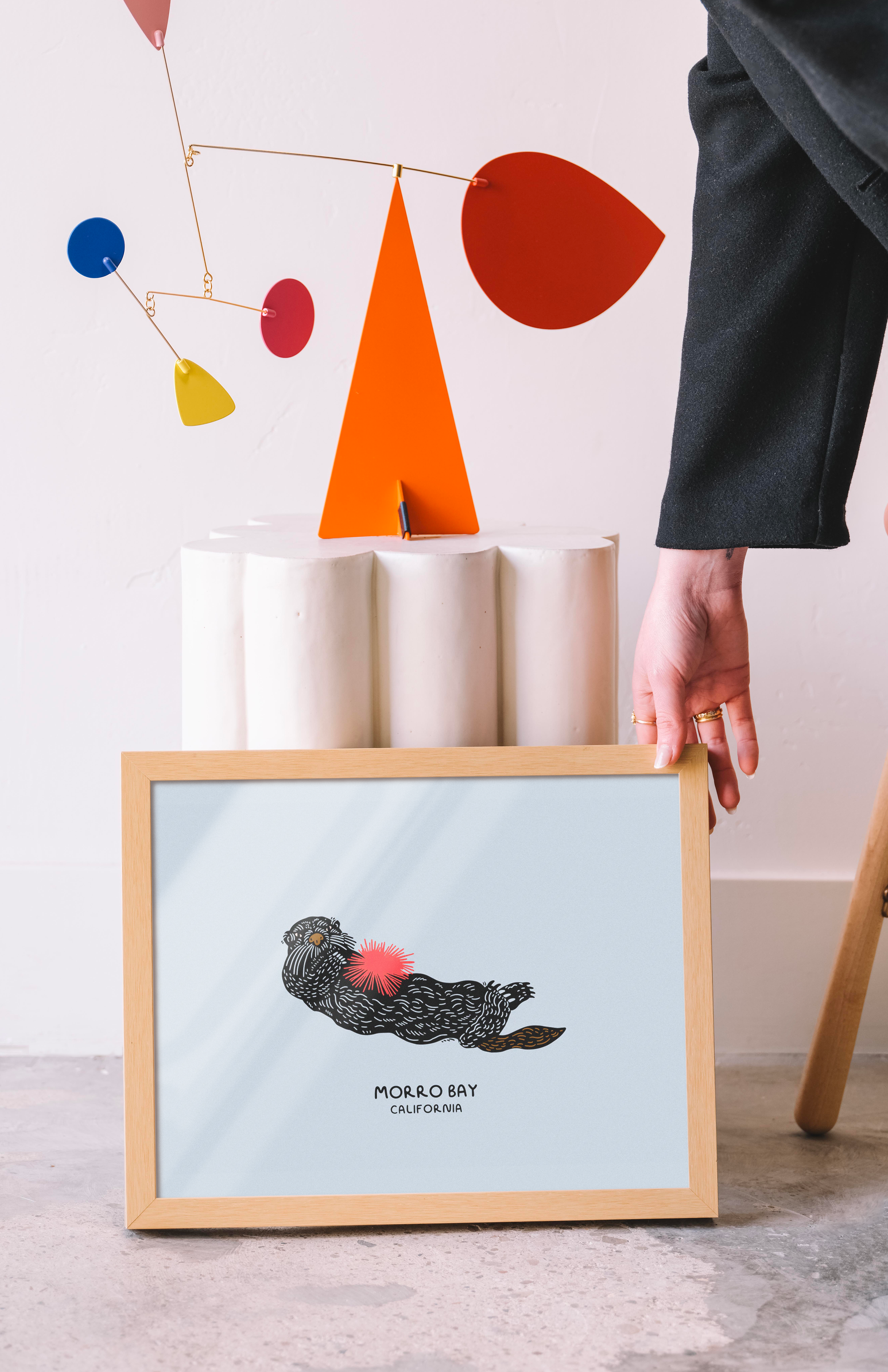 MORRO BAY OTTER PRINT