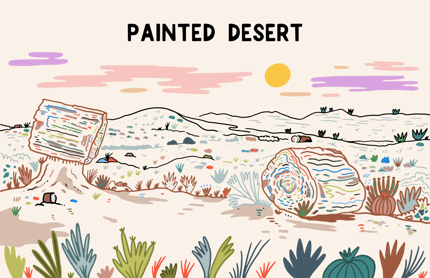 PAINTED DESERT PRINT