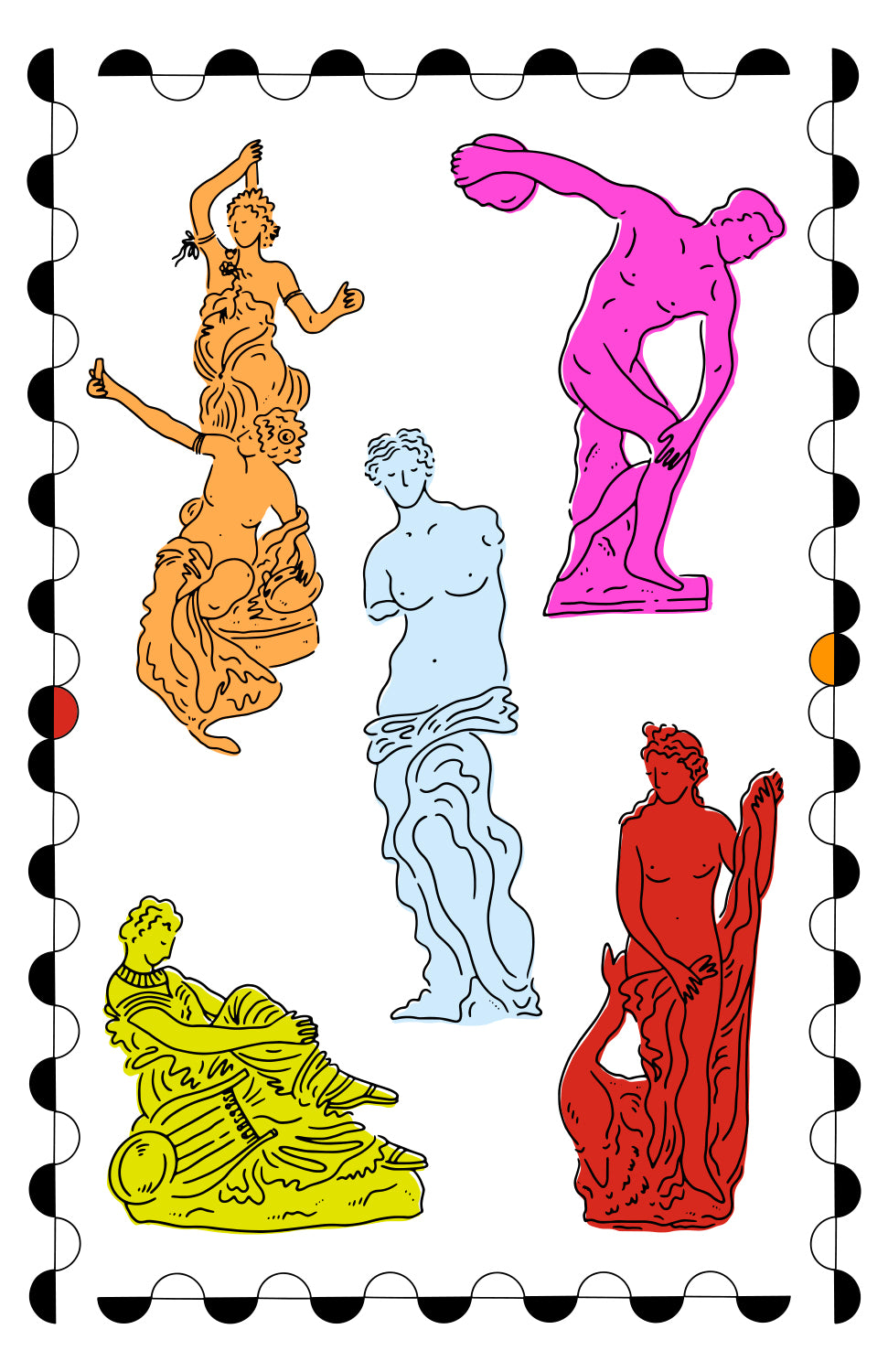 PARISIAN STATUES PRINT